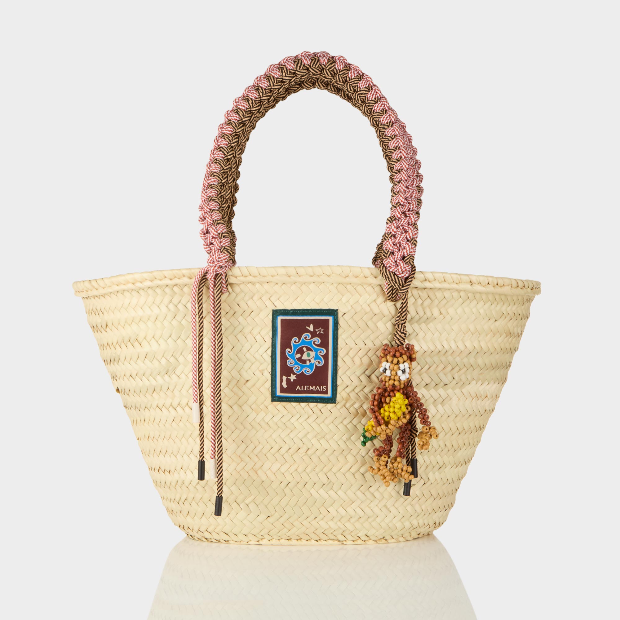 Macrame Maxi Basket Tote Bag
