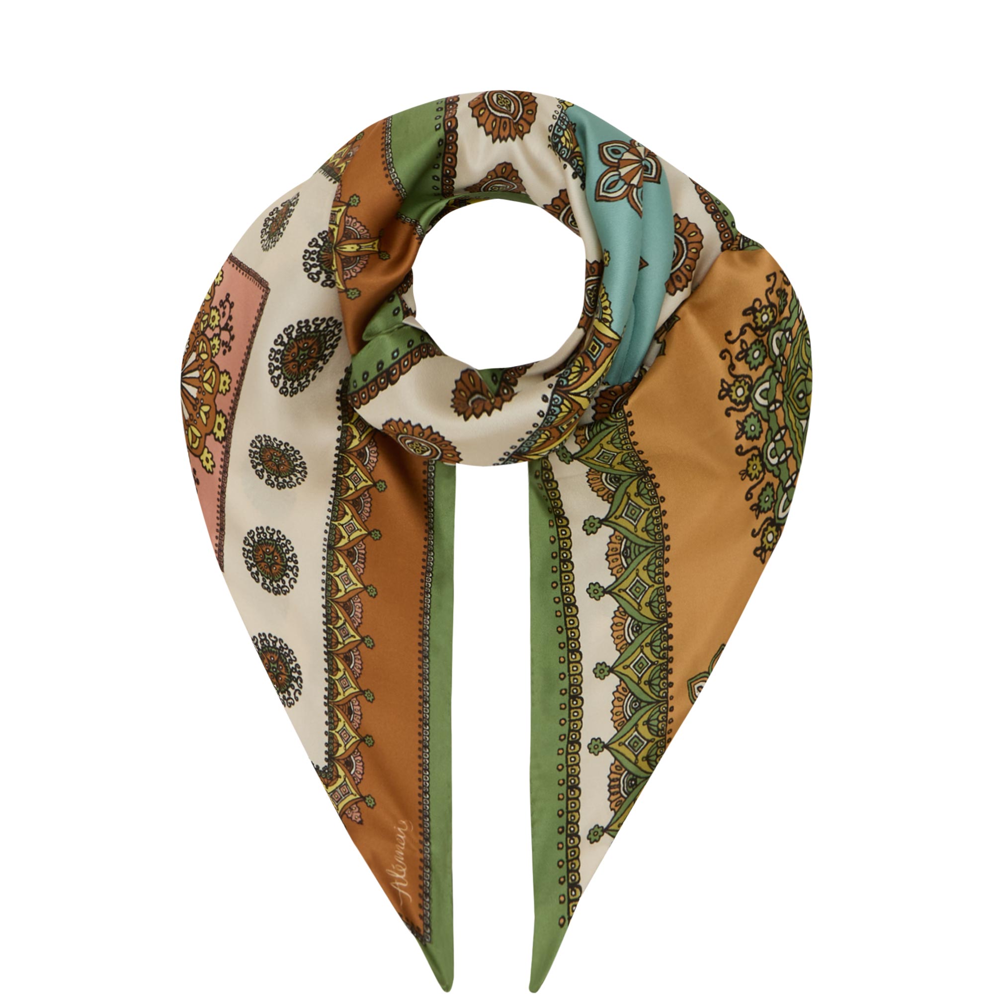 Contina Tiles Silk Scarf