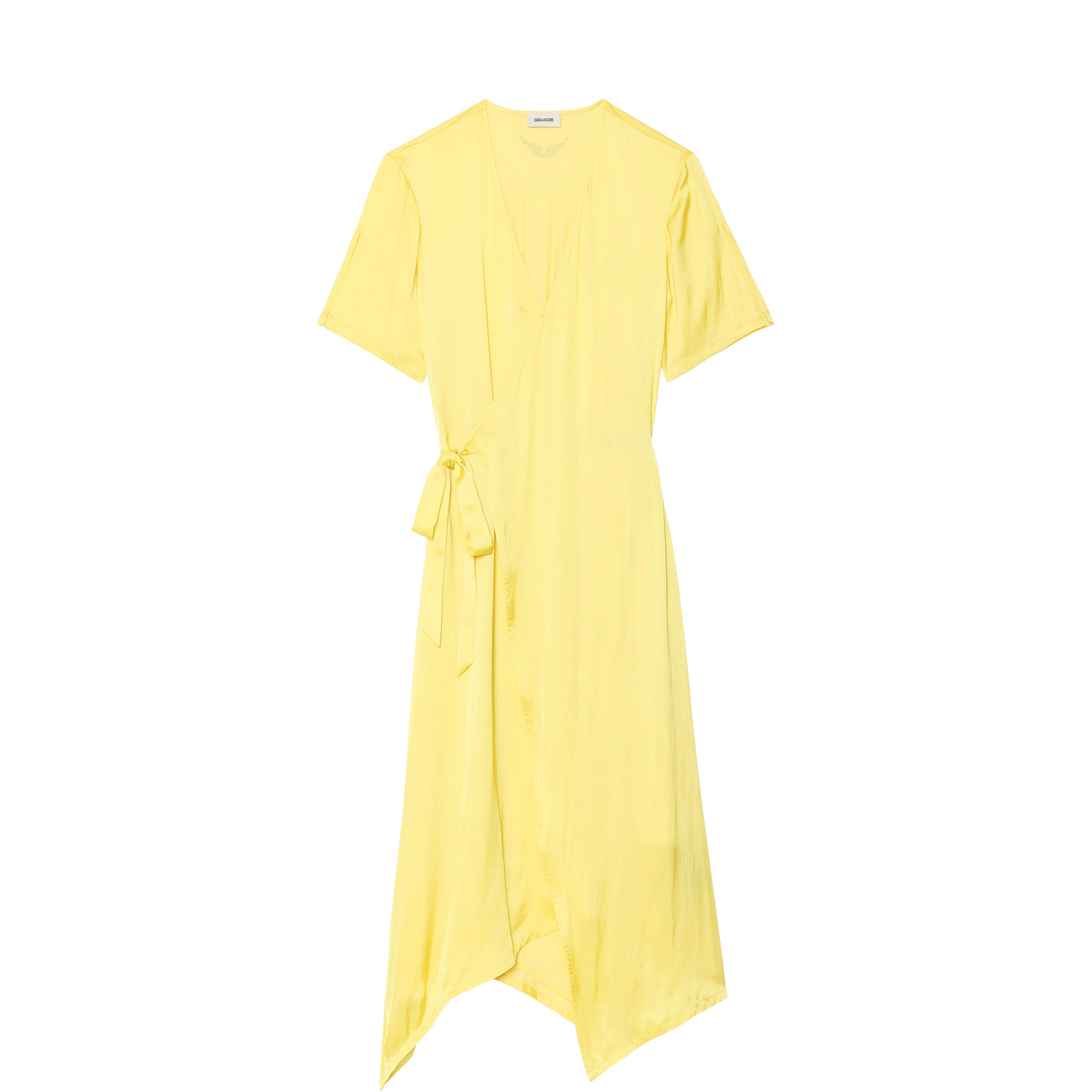 Reforme Asymmetric Wrap Dress