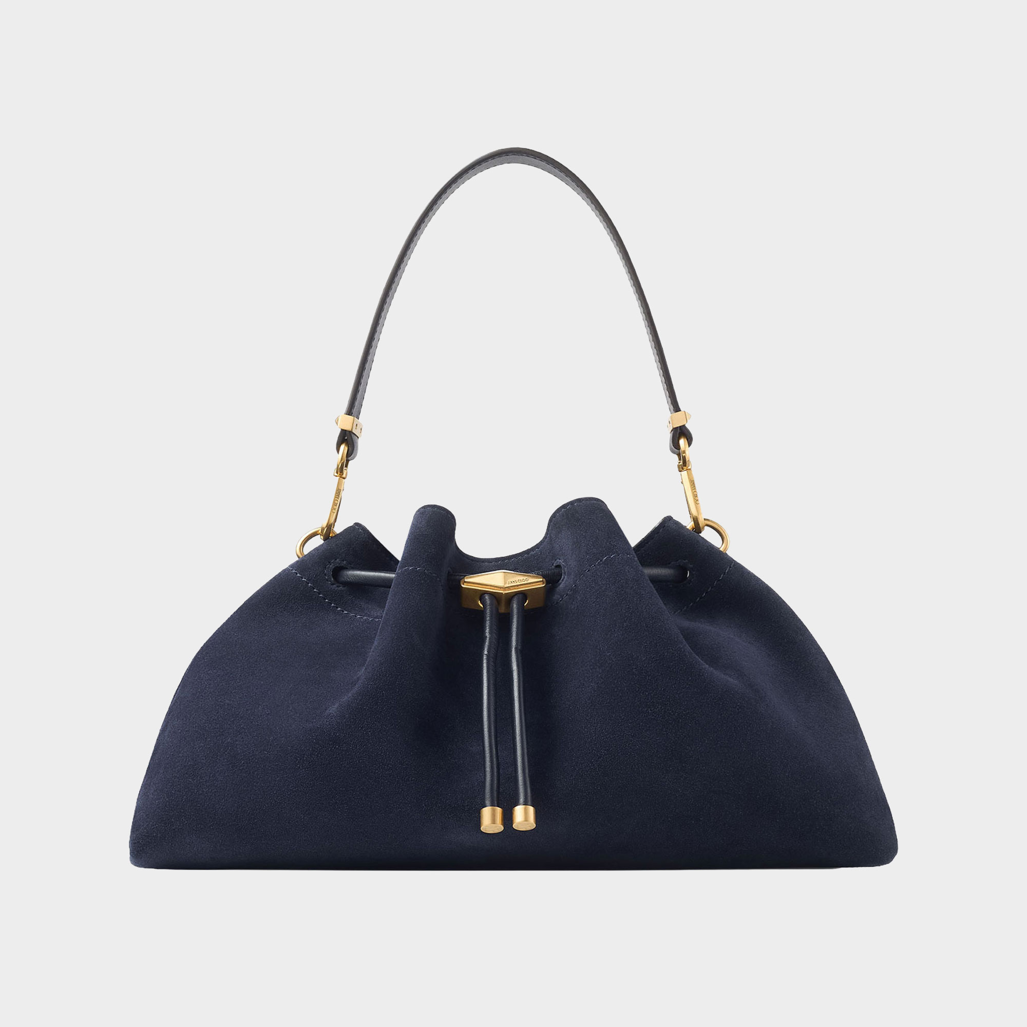 Cinch Medium Suede Shoulder Bag