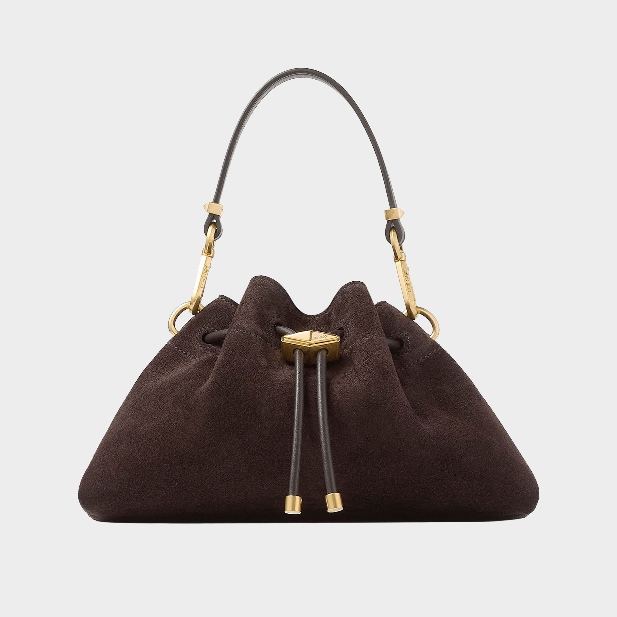 Cinch Small Suede Shoulder Bag