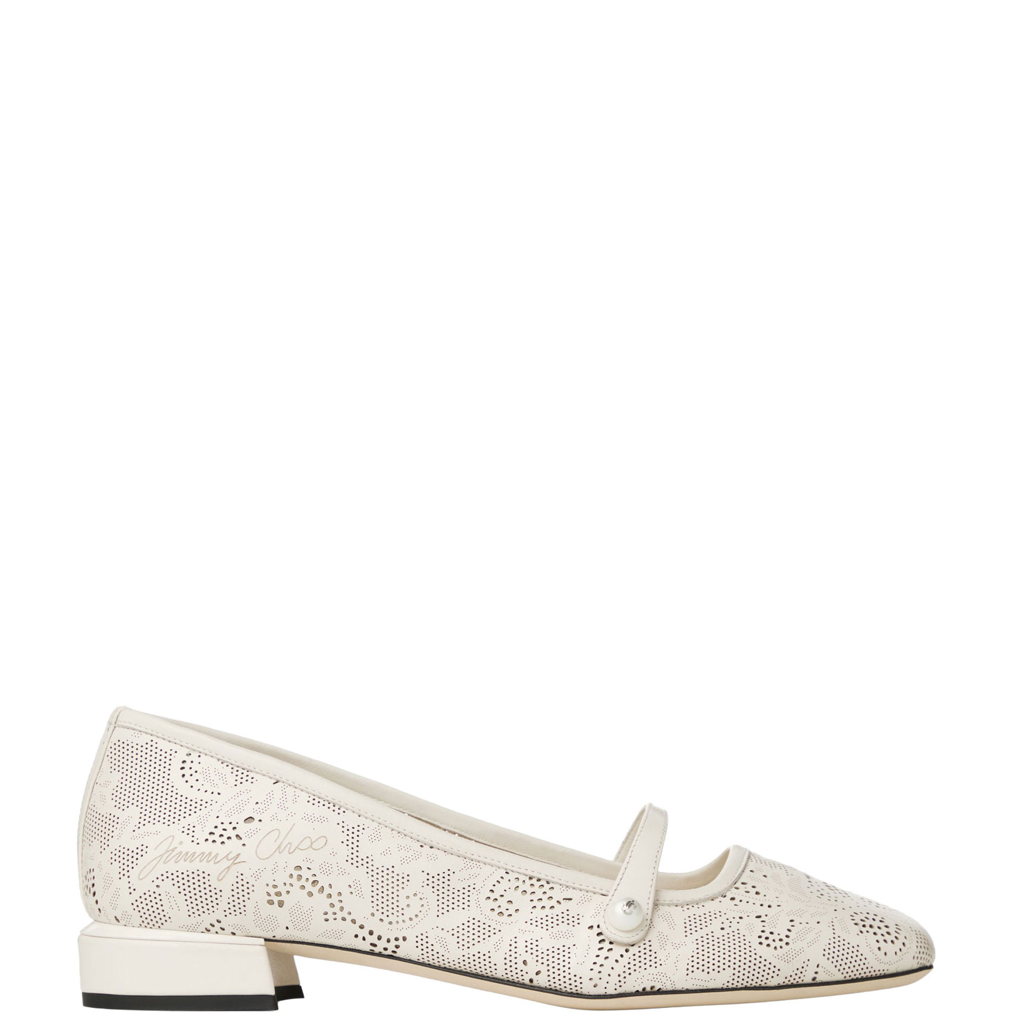 Elisa Perforated Lace Ballet Flats