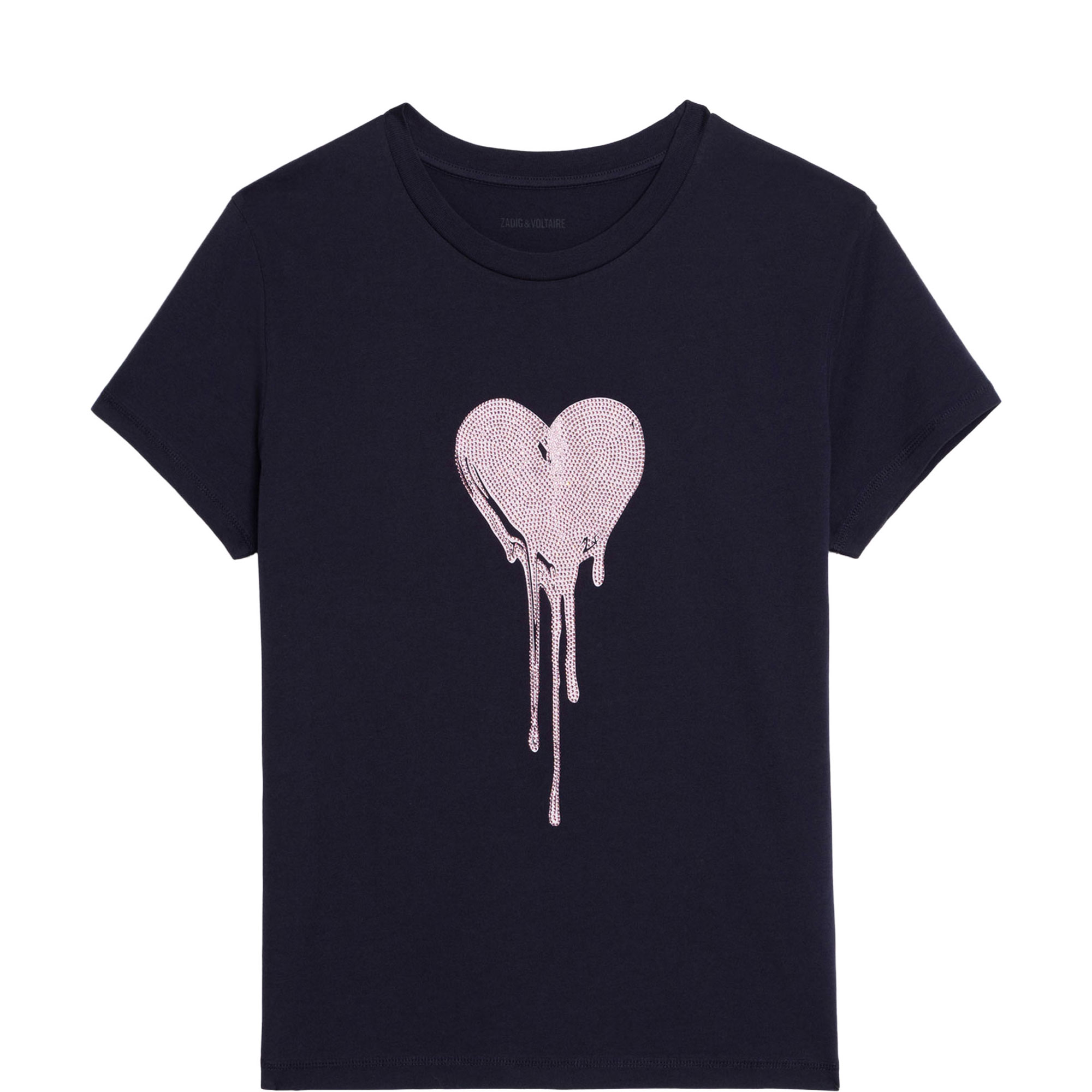 Walk Rhinestone Heart T-Shirt