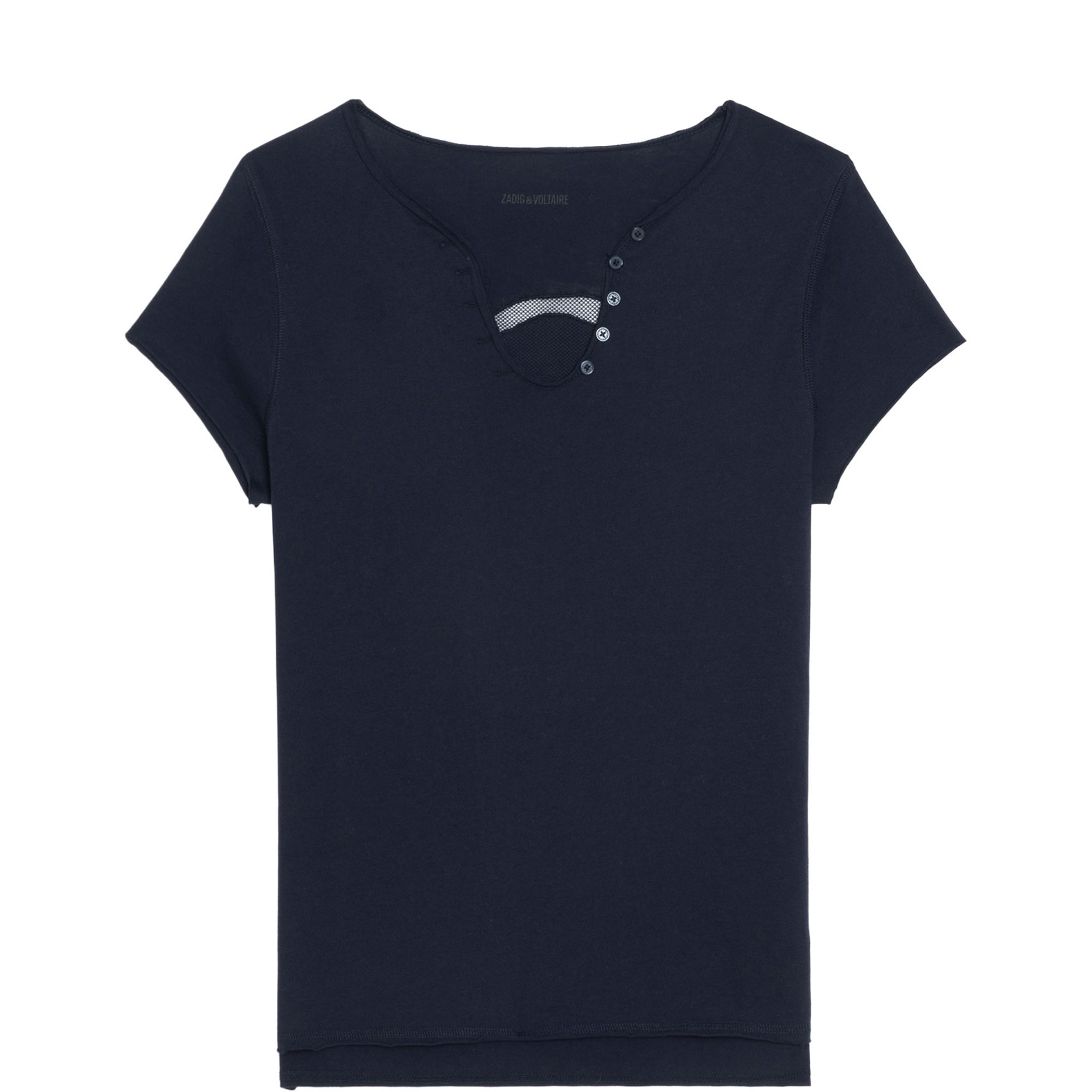 Henley Crest Logo T-shirt