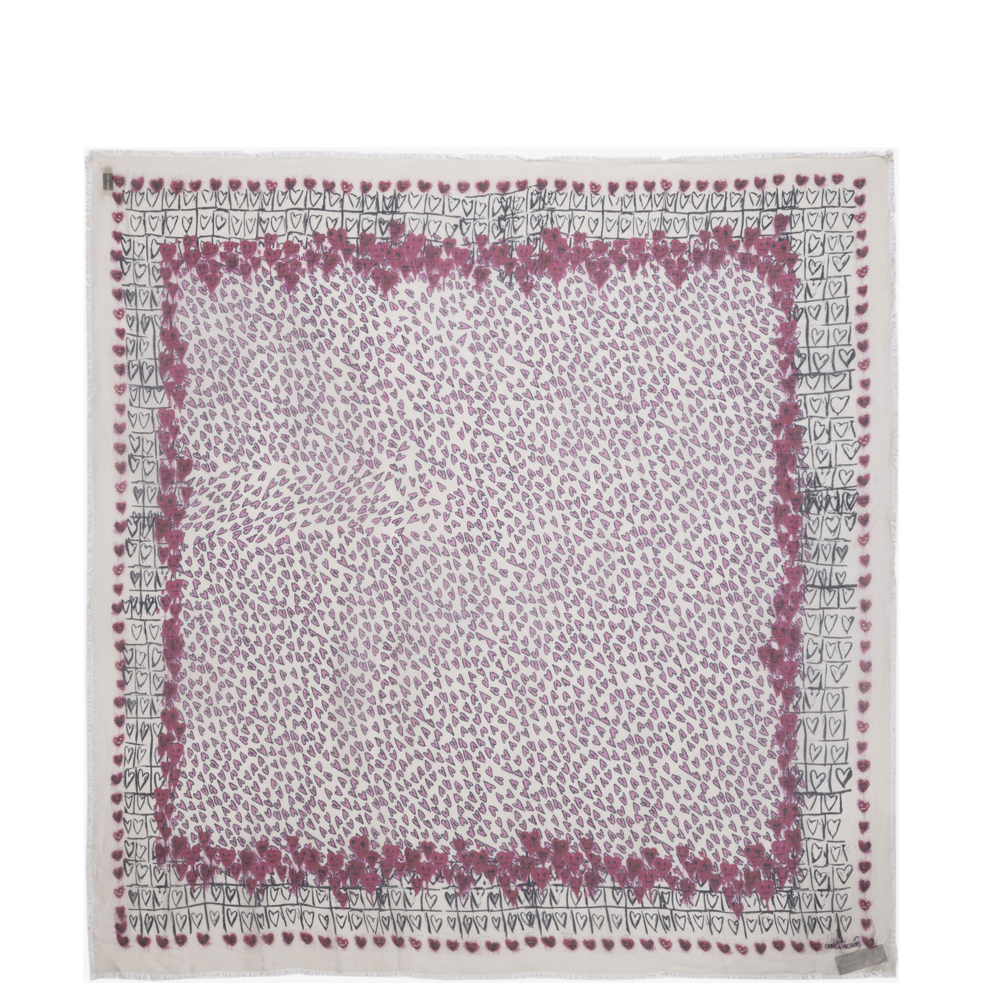 Kerry Heart Printed Scarf