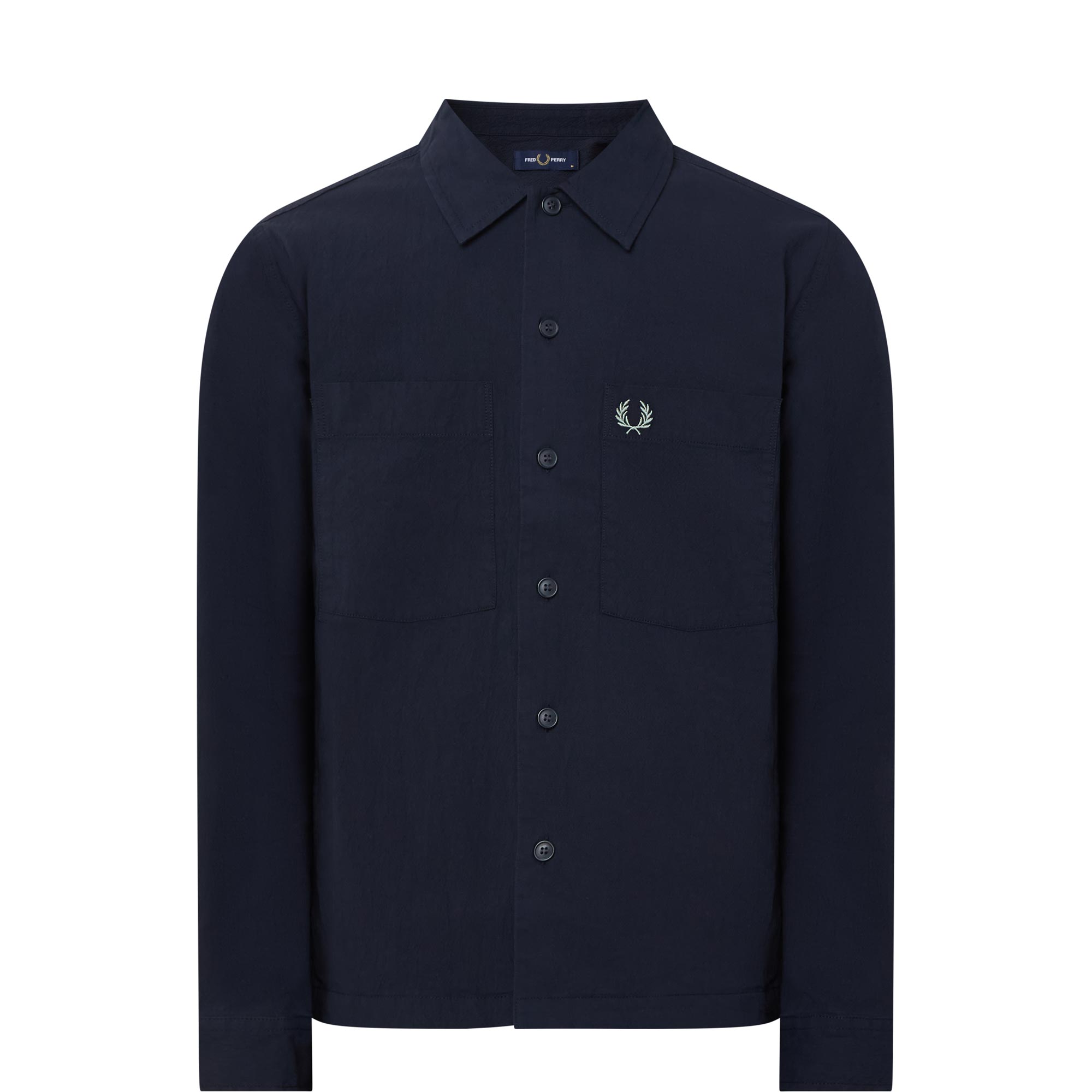 Laurel Logo Seersucker Overshirt