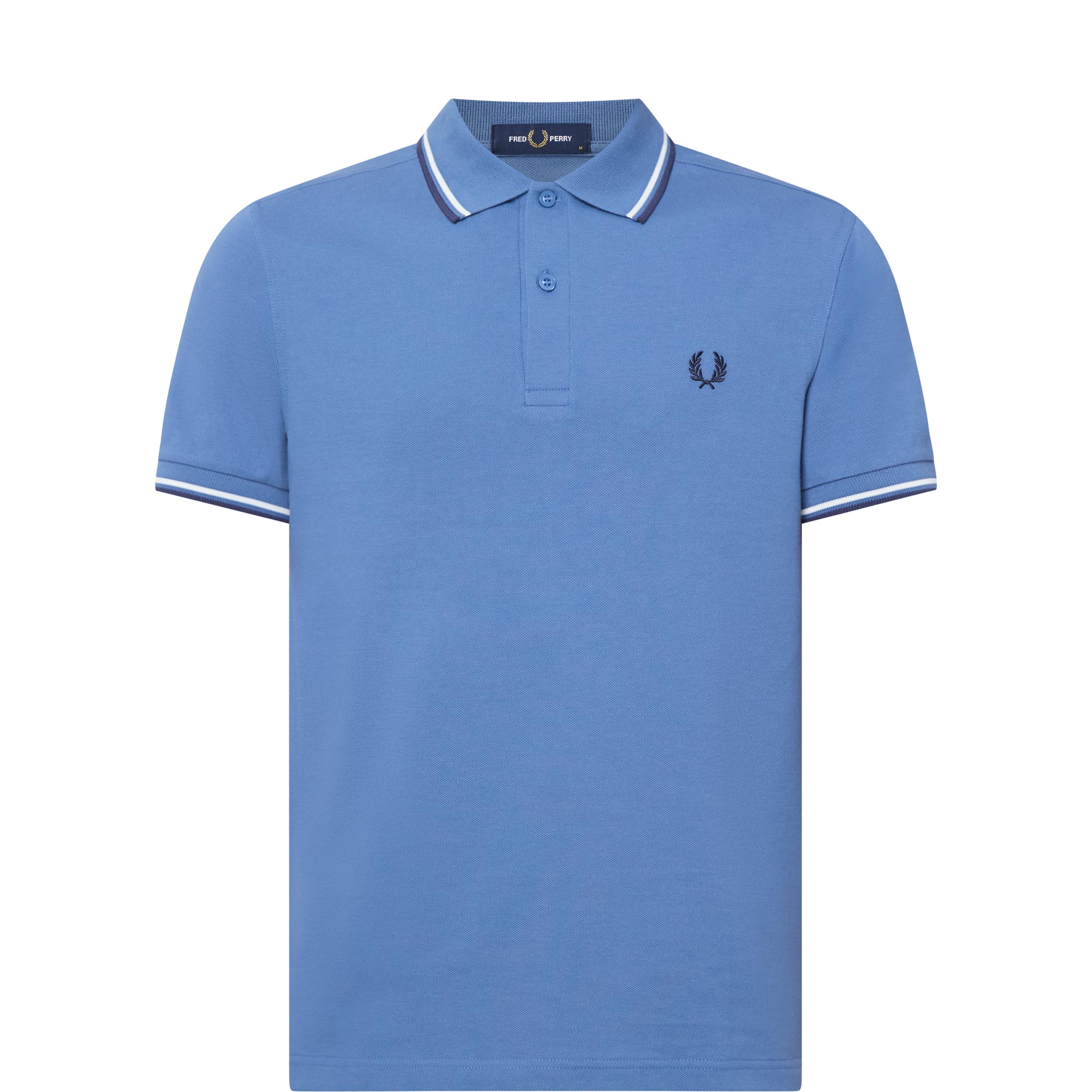 Laurel Logo Twin Tipped Polo Shirt
