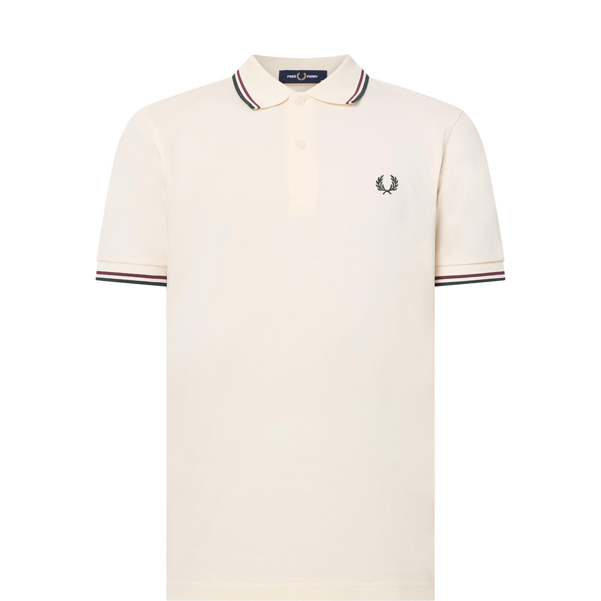 Twin Tipped Laurel Wreath Logo Polo Shirt