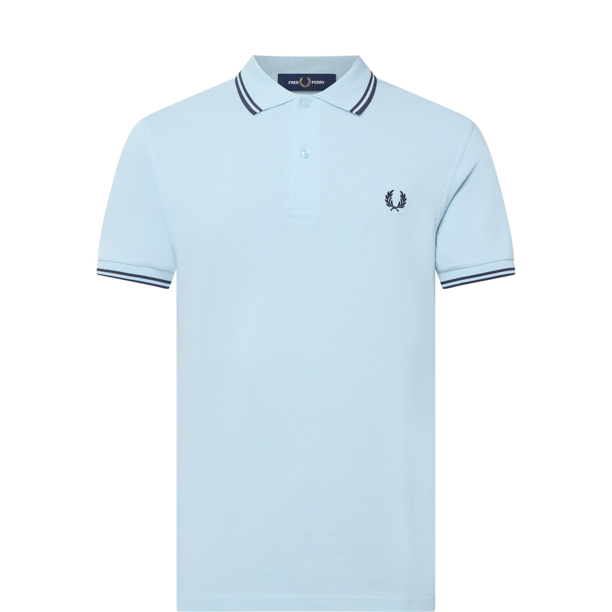 Laurel Logo Twin Tipped Polo Shirt