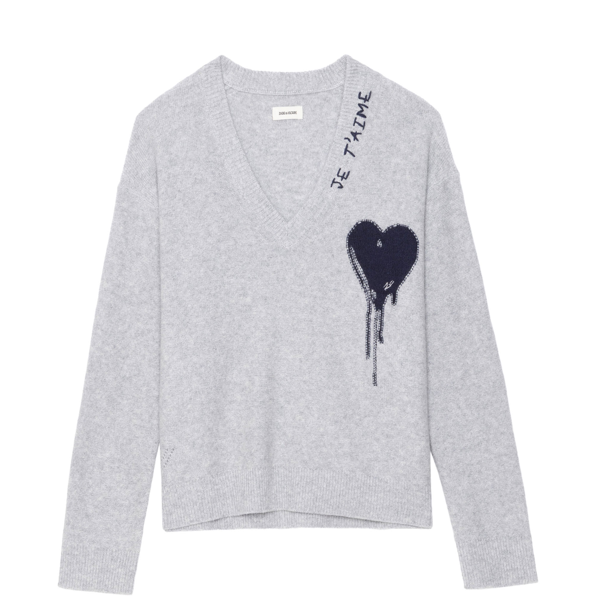 Mikyz Heart V-Neck Sweater