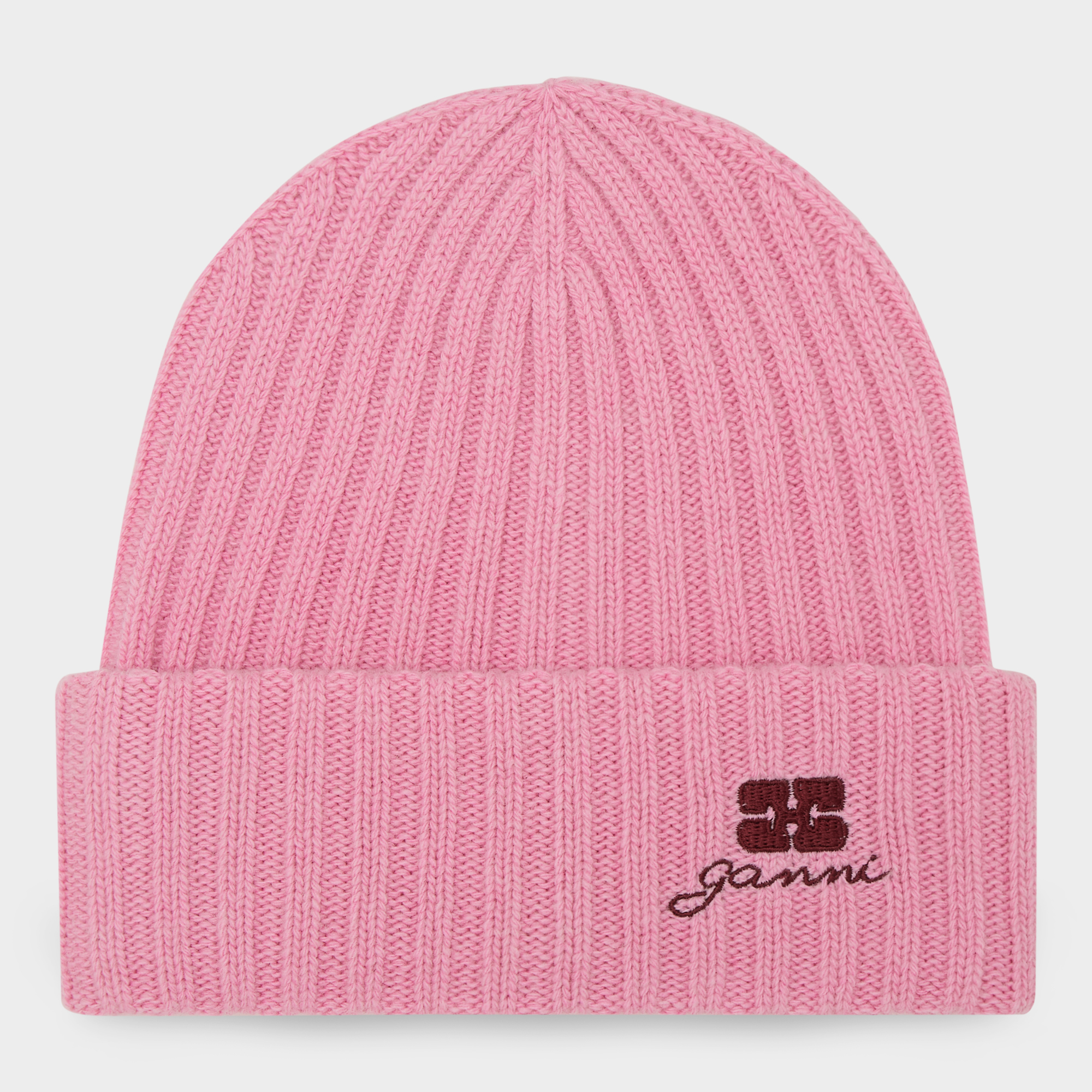 Future Logo Ribbed Knit Beanie Hat