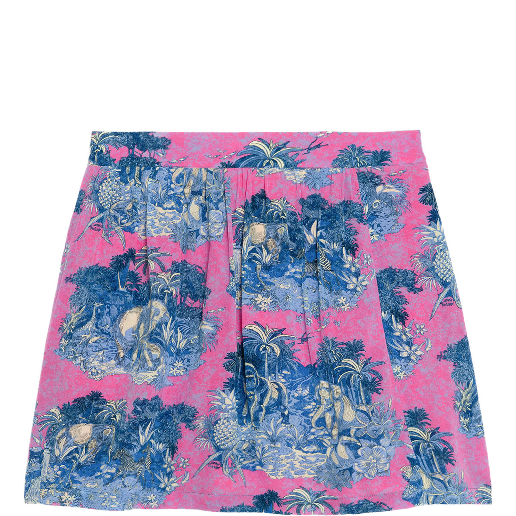 Jadys Printed Mini Flared Skirt
