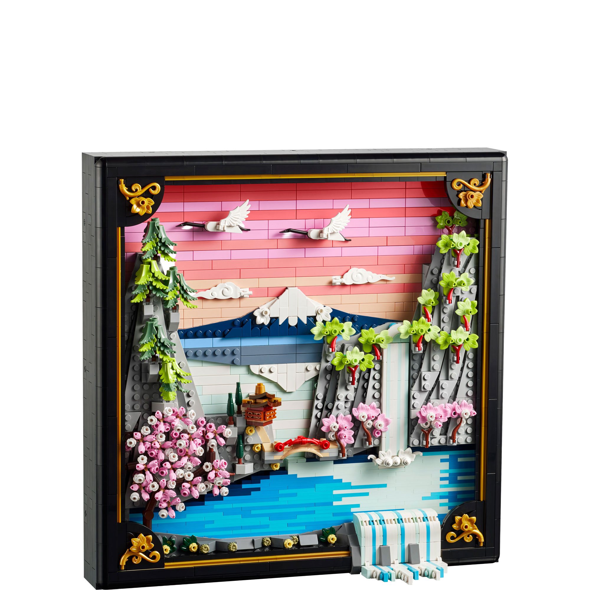 Art Japanese Cherry Blossom Landscape Wall Art