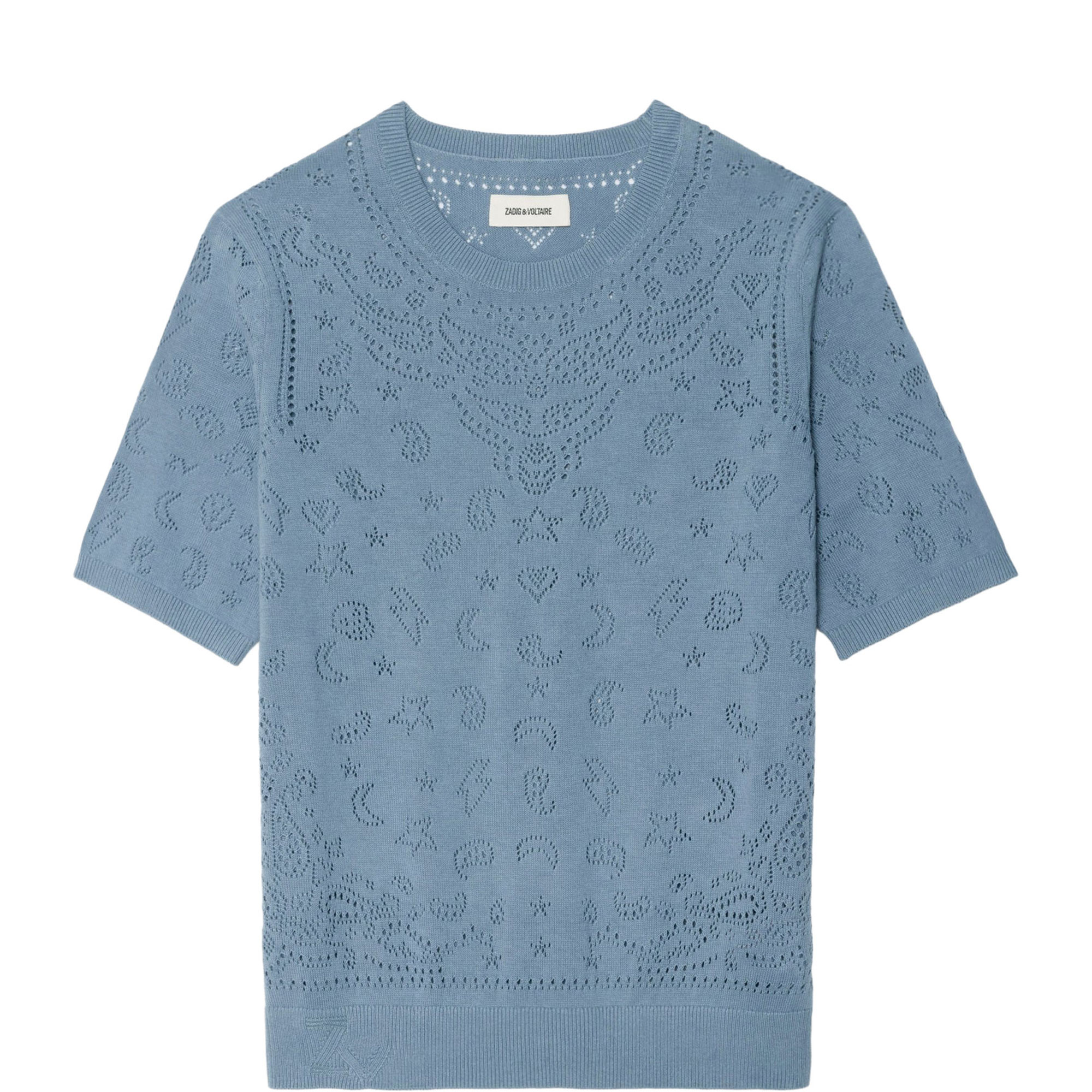 Dolly Pointelle Knitted Sweater