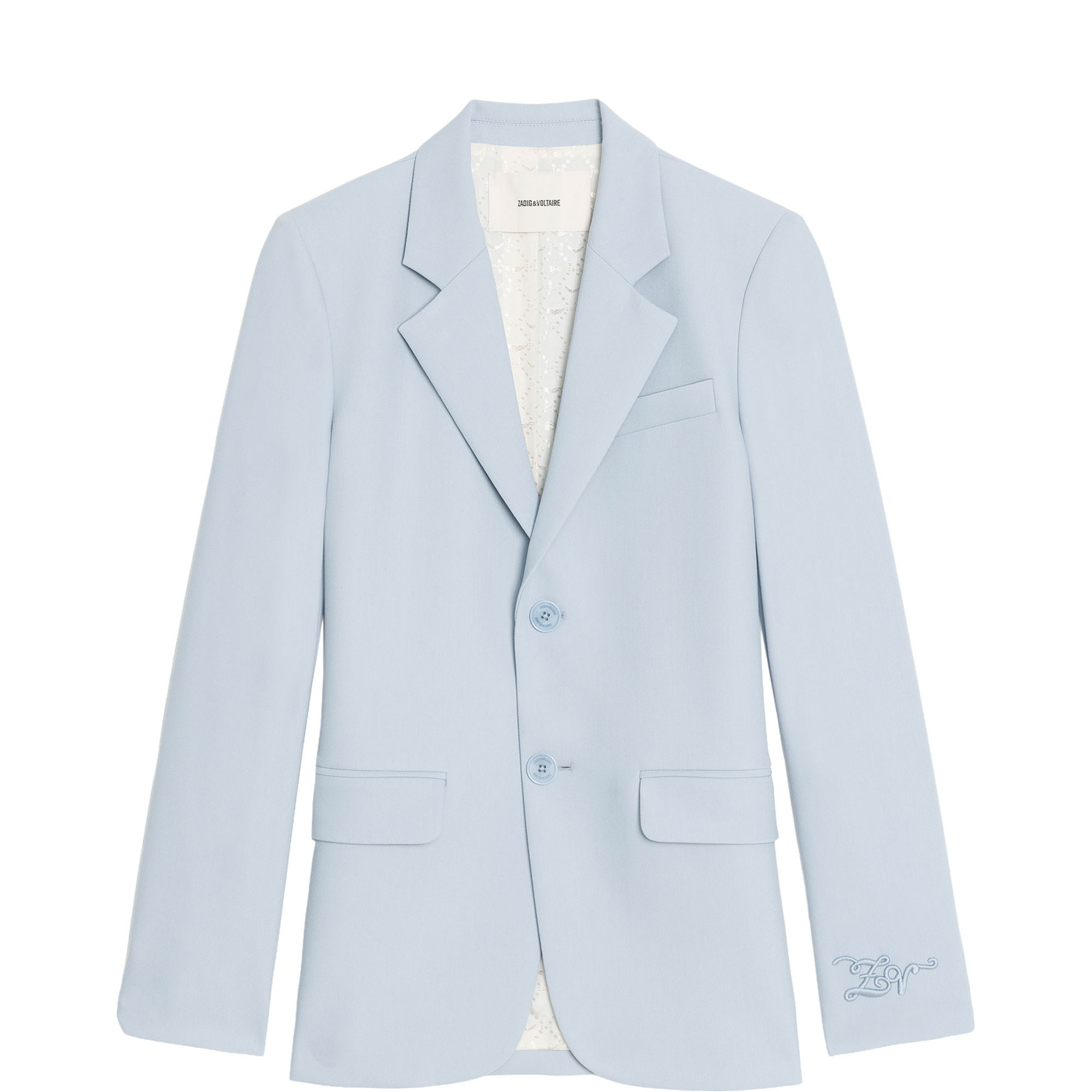 Vanille Single-Breasted Blazer