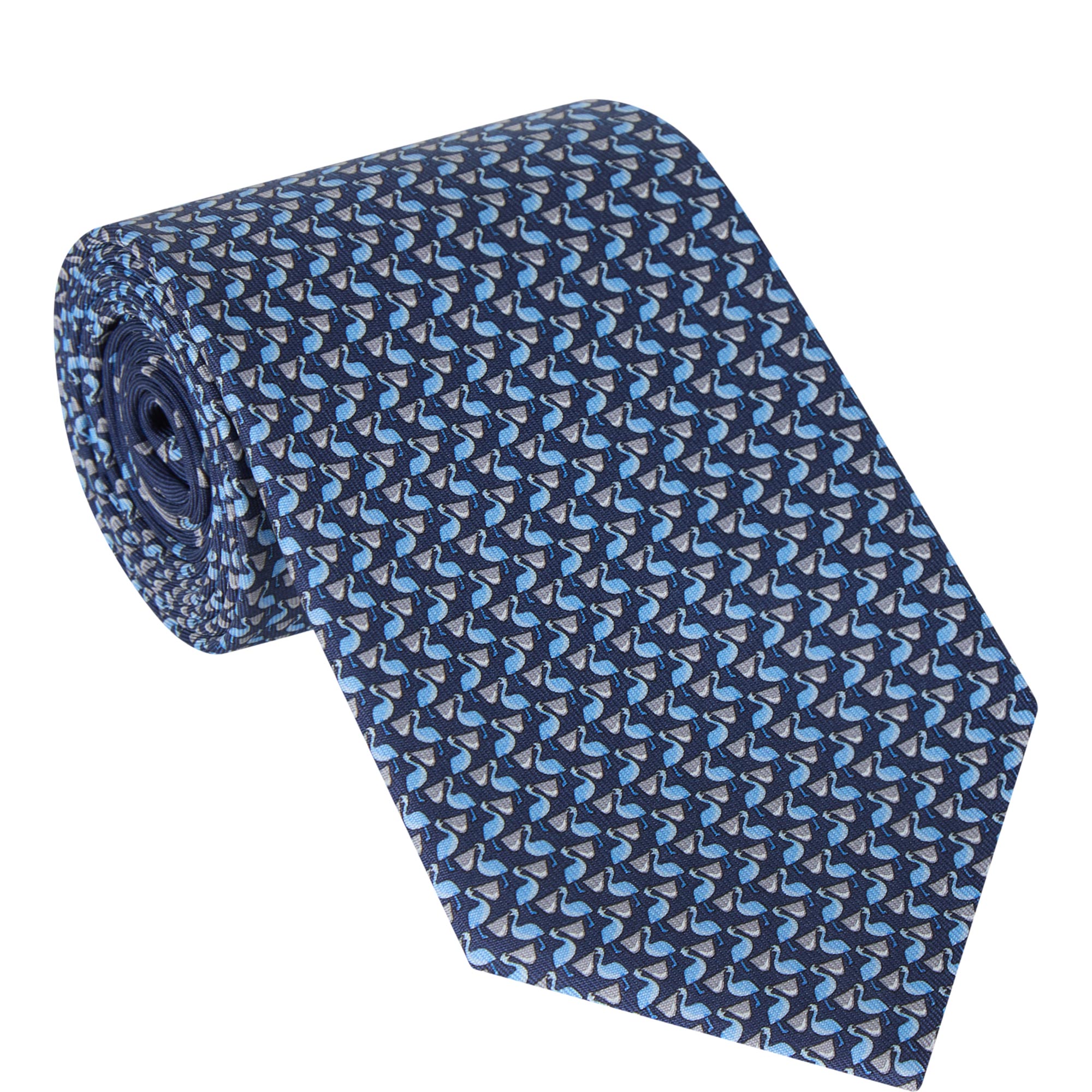 Pelican Silk Tie