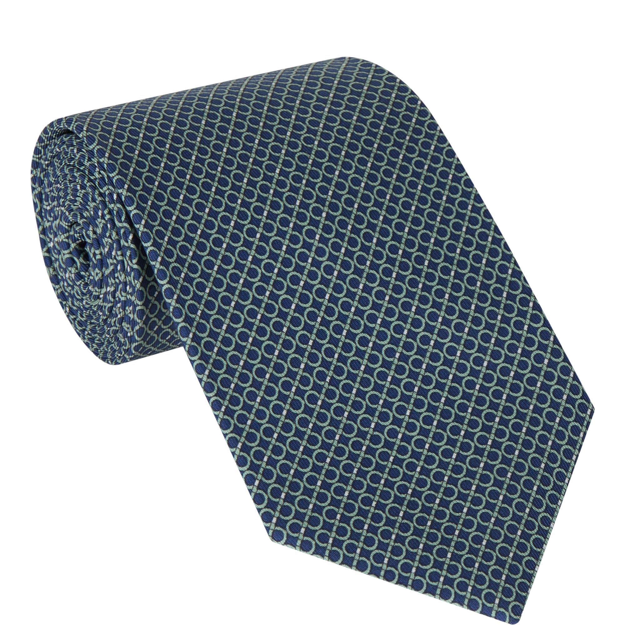 Logo Lettering Silk Tie