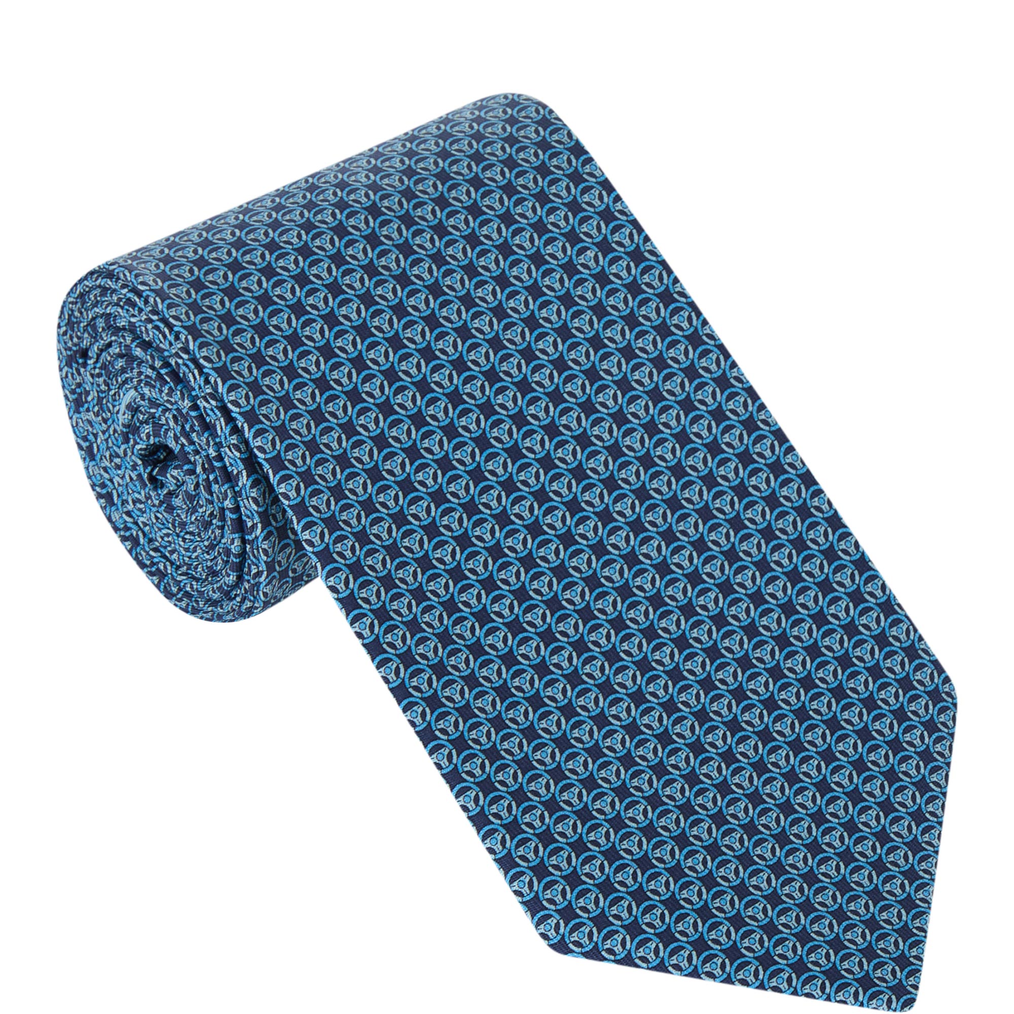 Steering Wheel Silk Tie