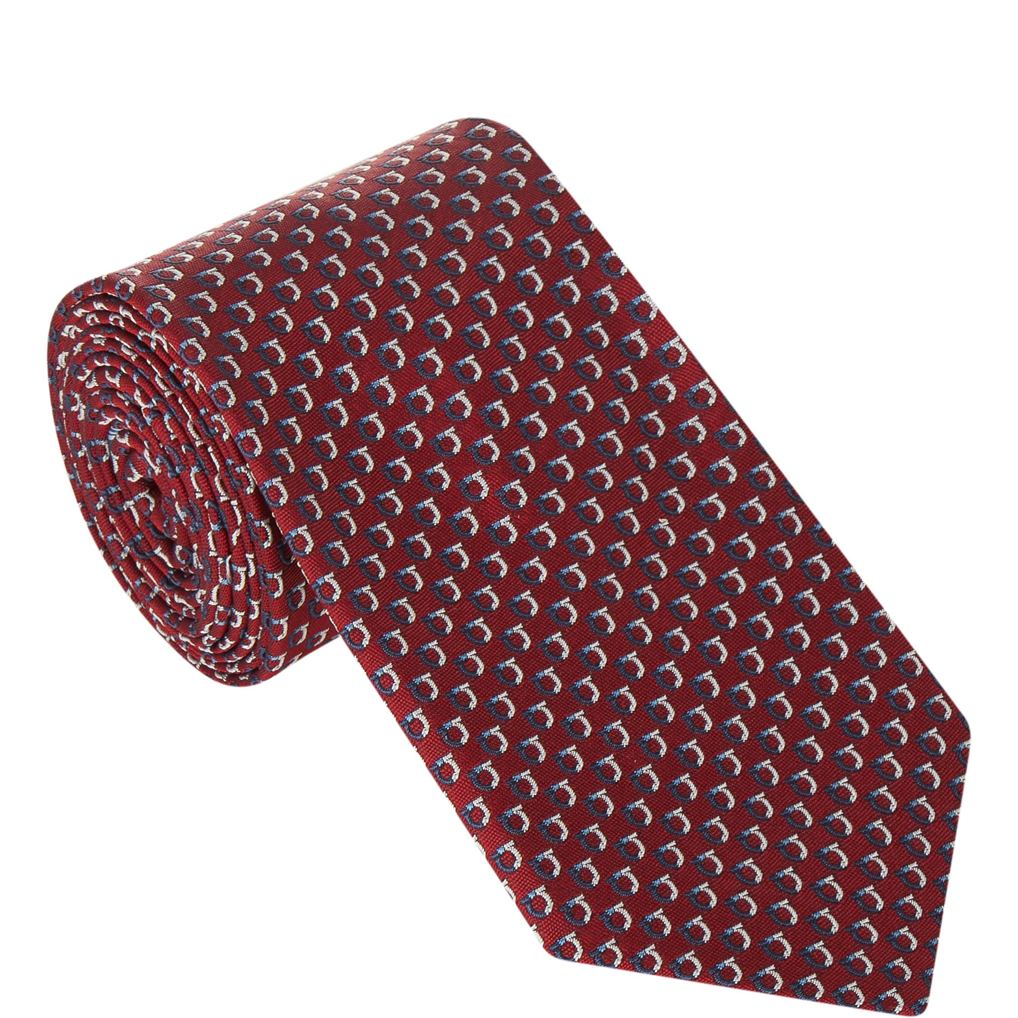 Logo Lettering Silk Tie