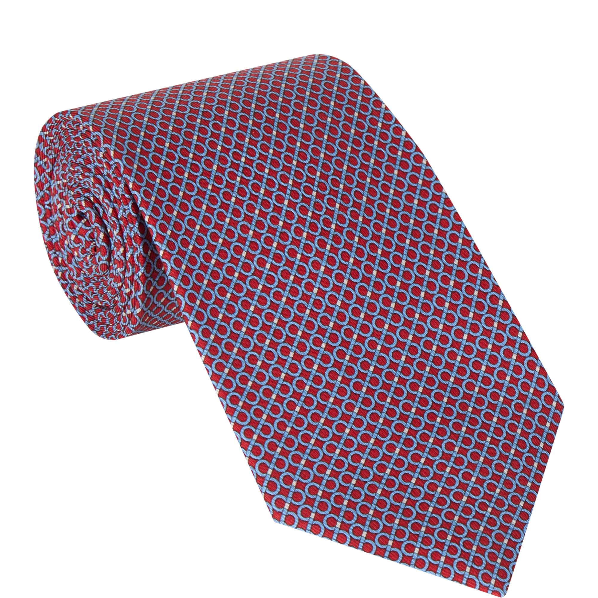 Logo Lettering Silk Tie