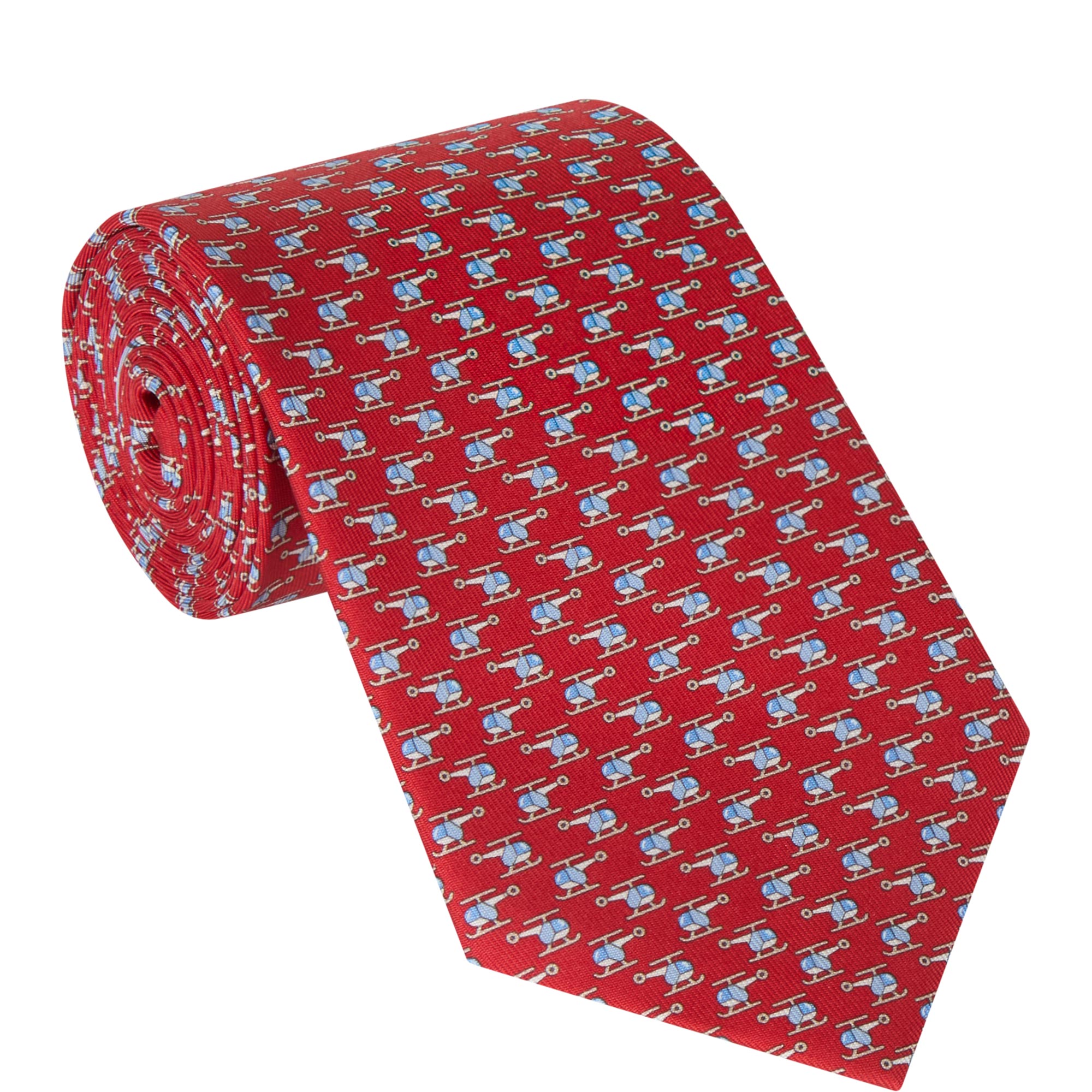 Helicopter Silk Tie