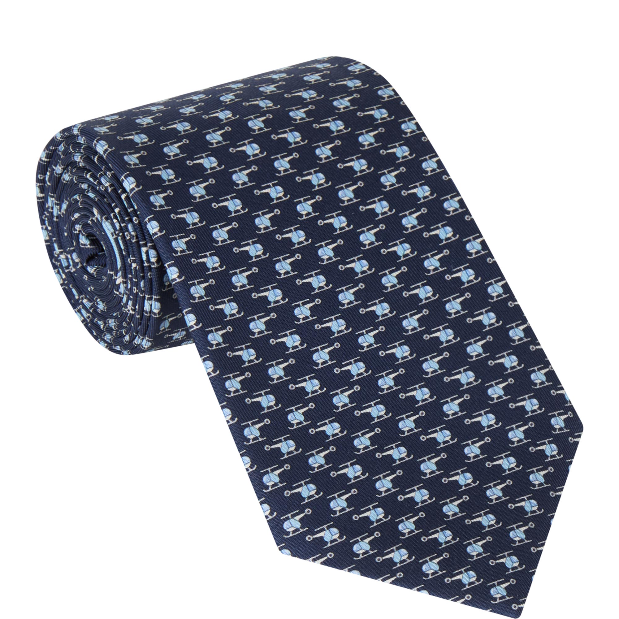 Helicopter Silk Tie