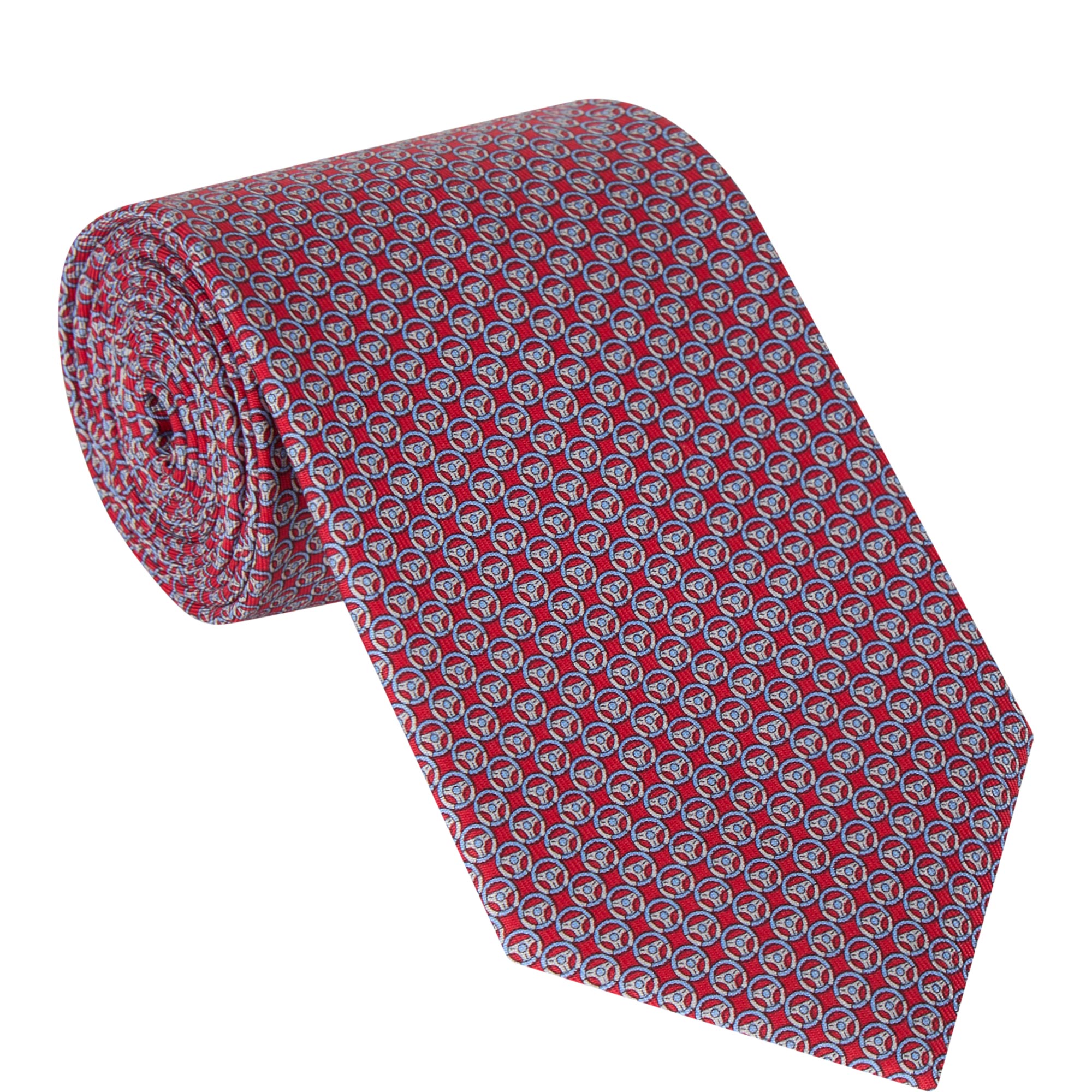 Steering Wheel Silk Tie