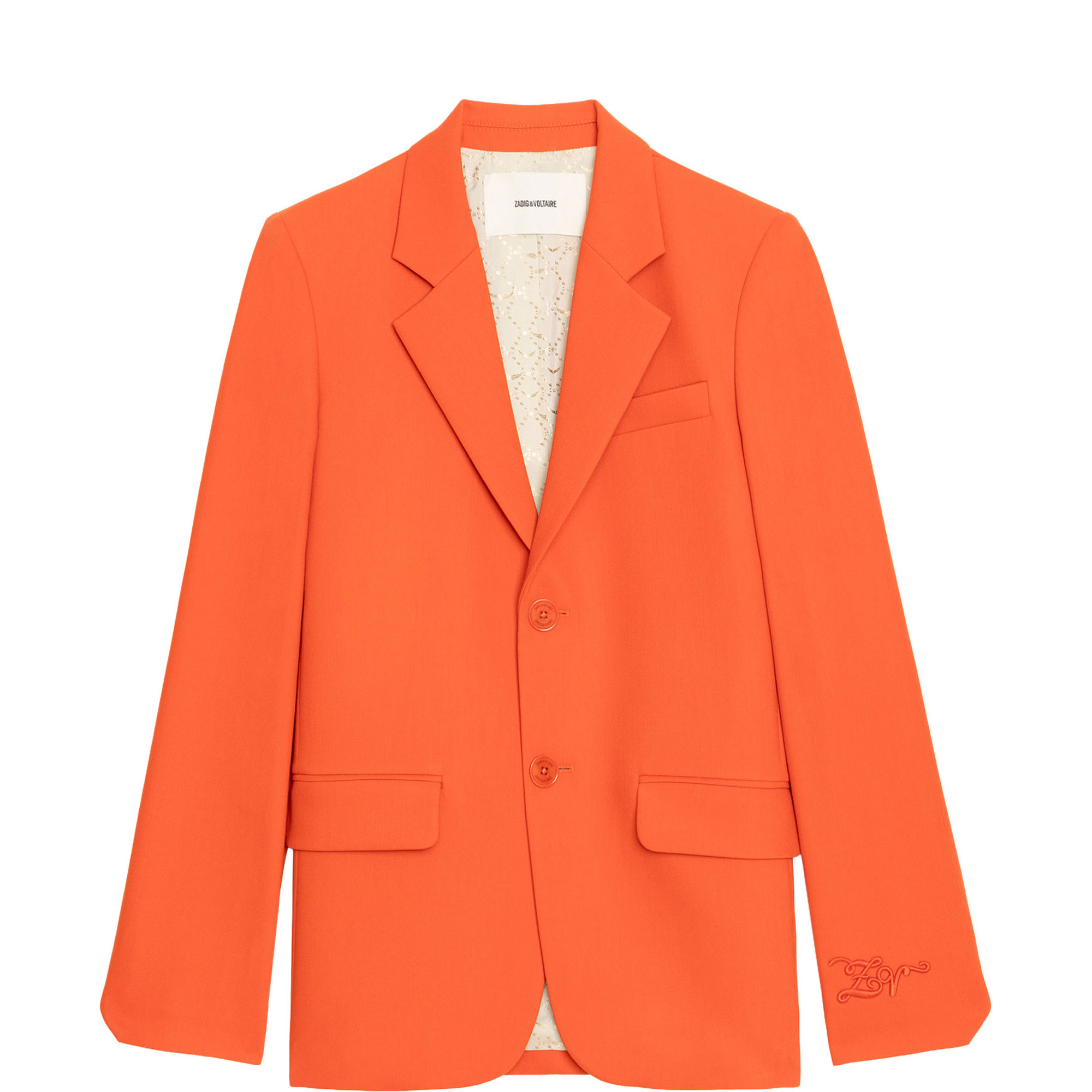 Vanille Single-Breasted Blazer