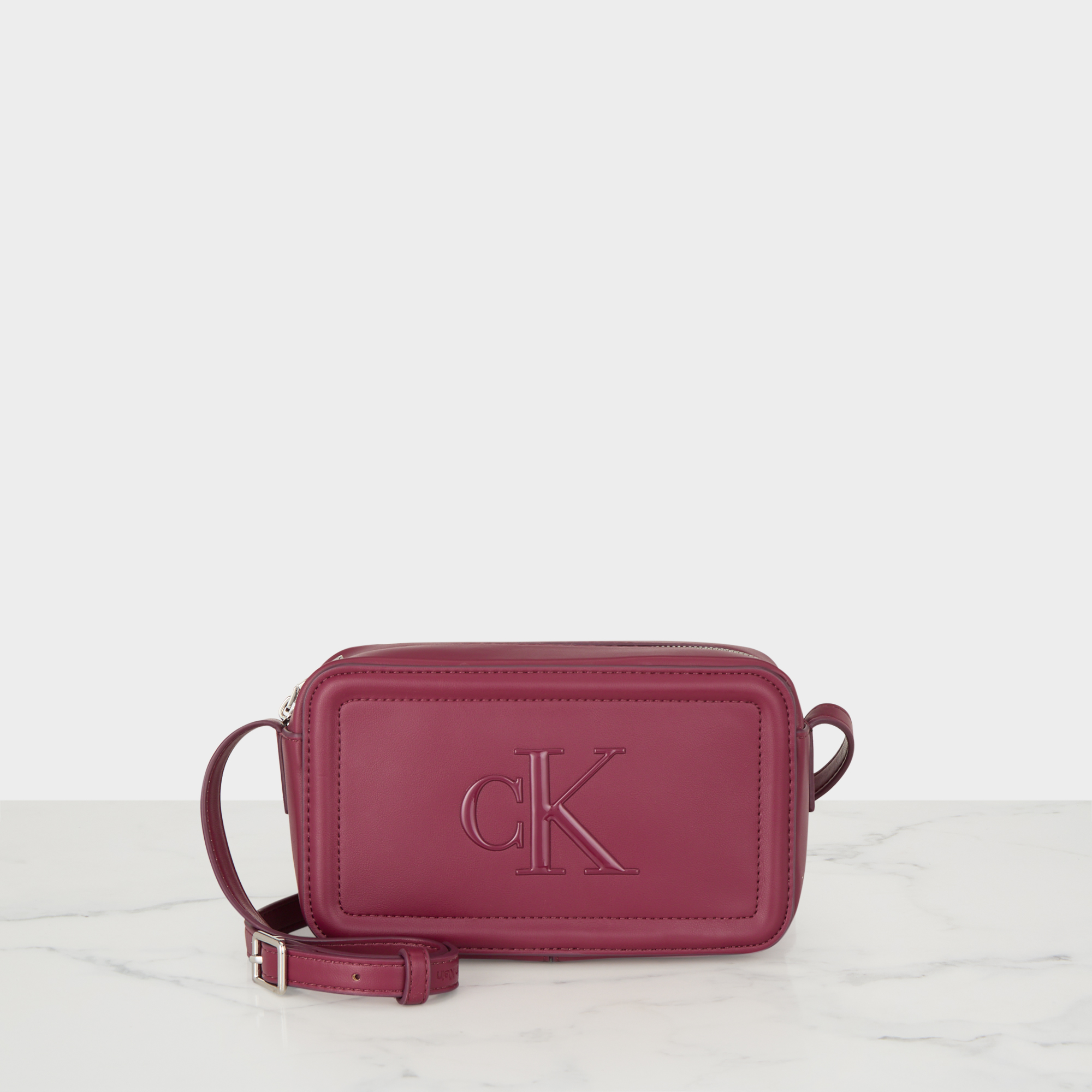 CK Logo Camera Crossbody Bag