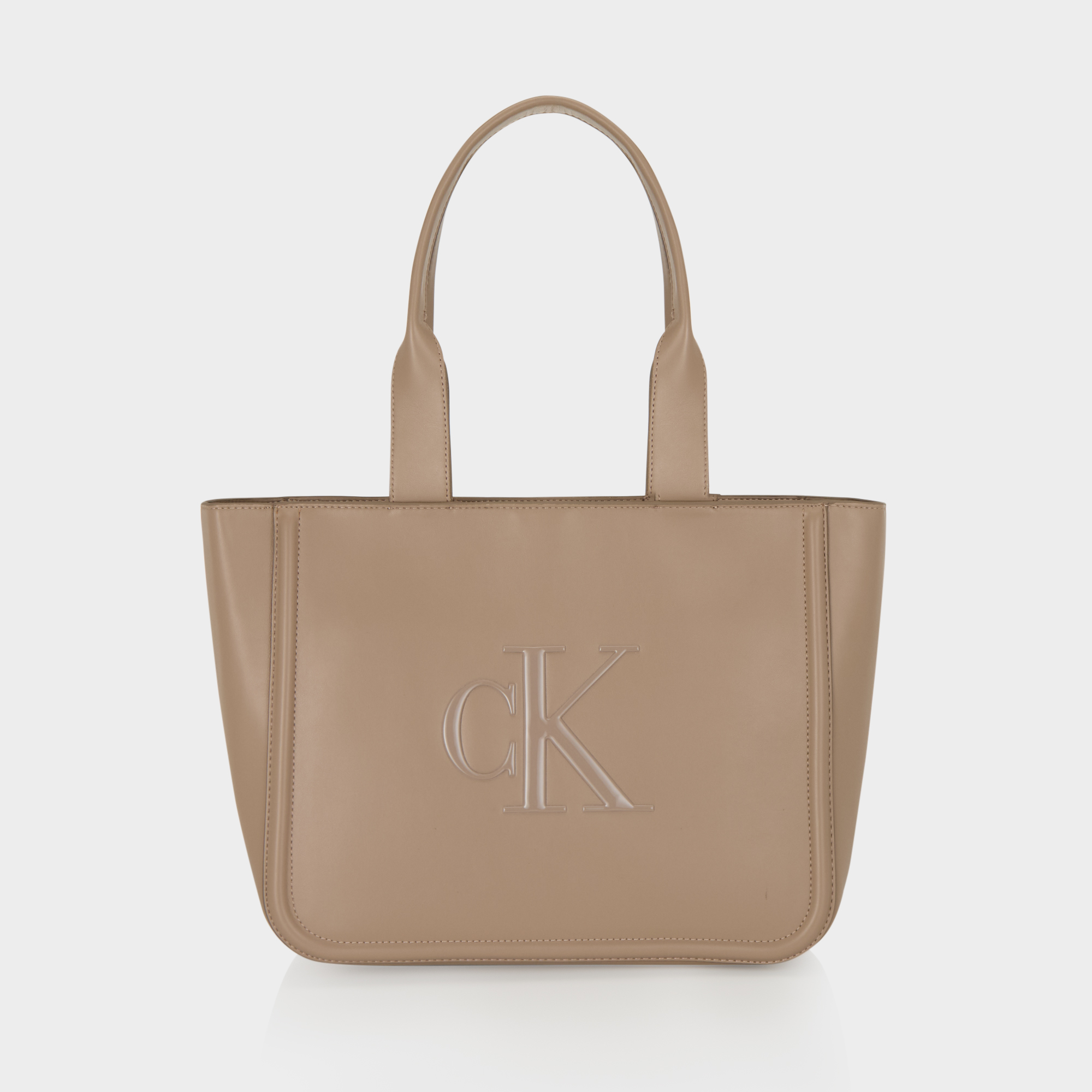 CK Logo Medium Tote Bag