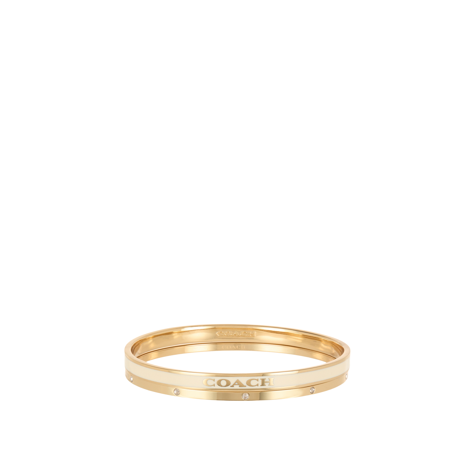 Logo Duo Bangle Set