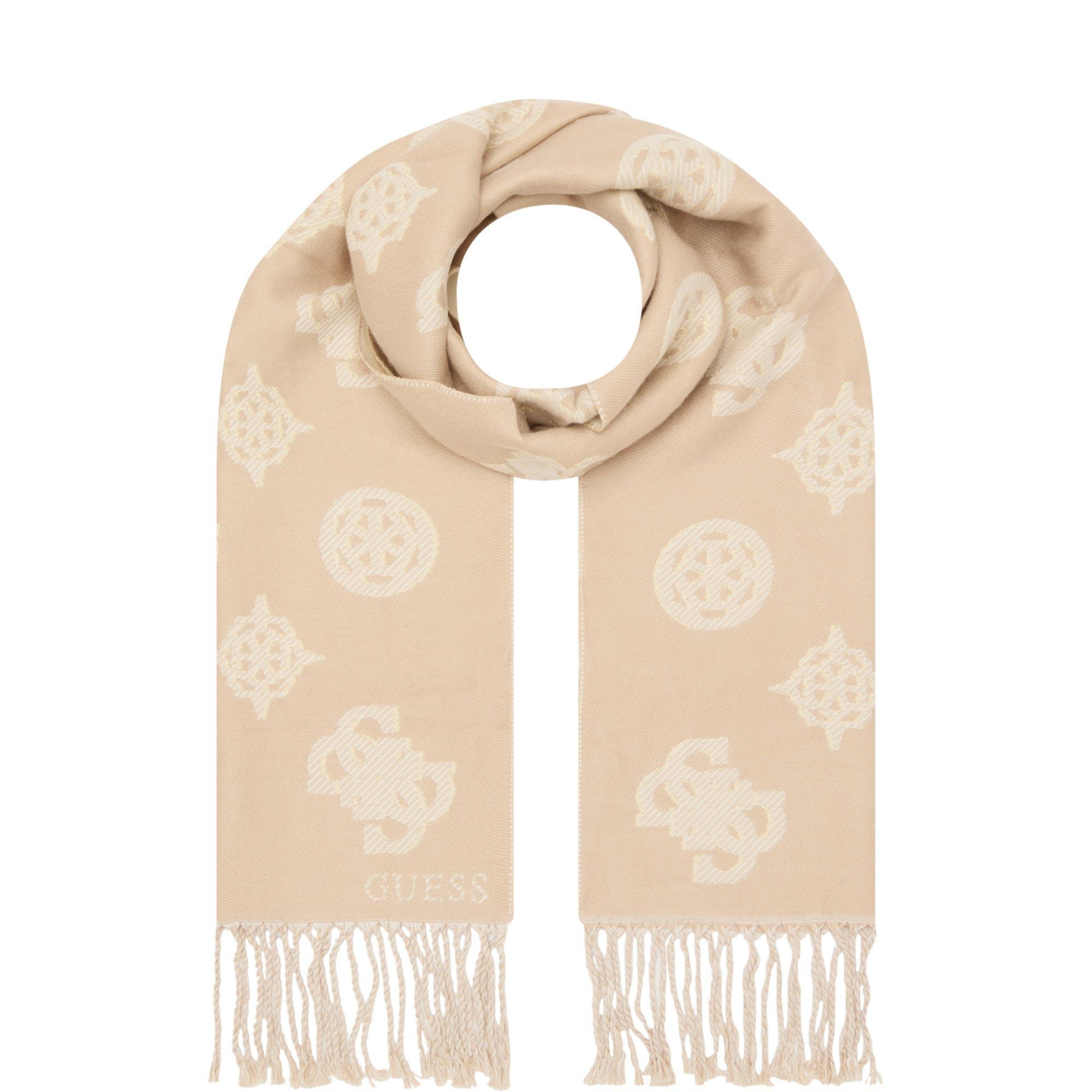 Cresida Logo Fringe Scarf