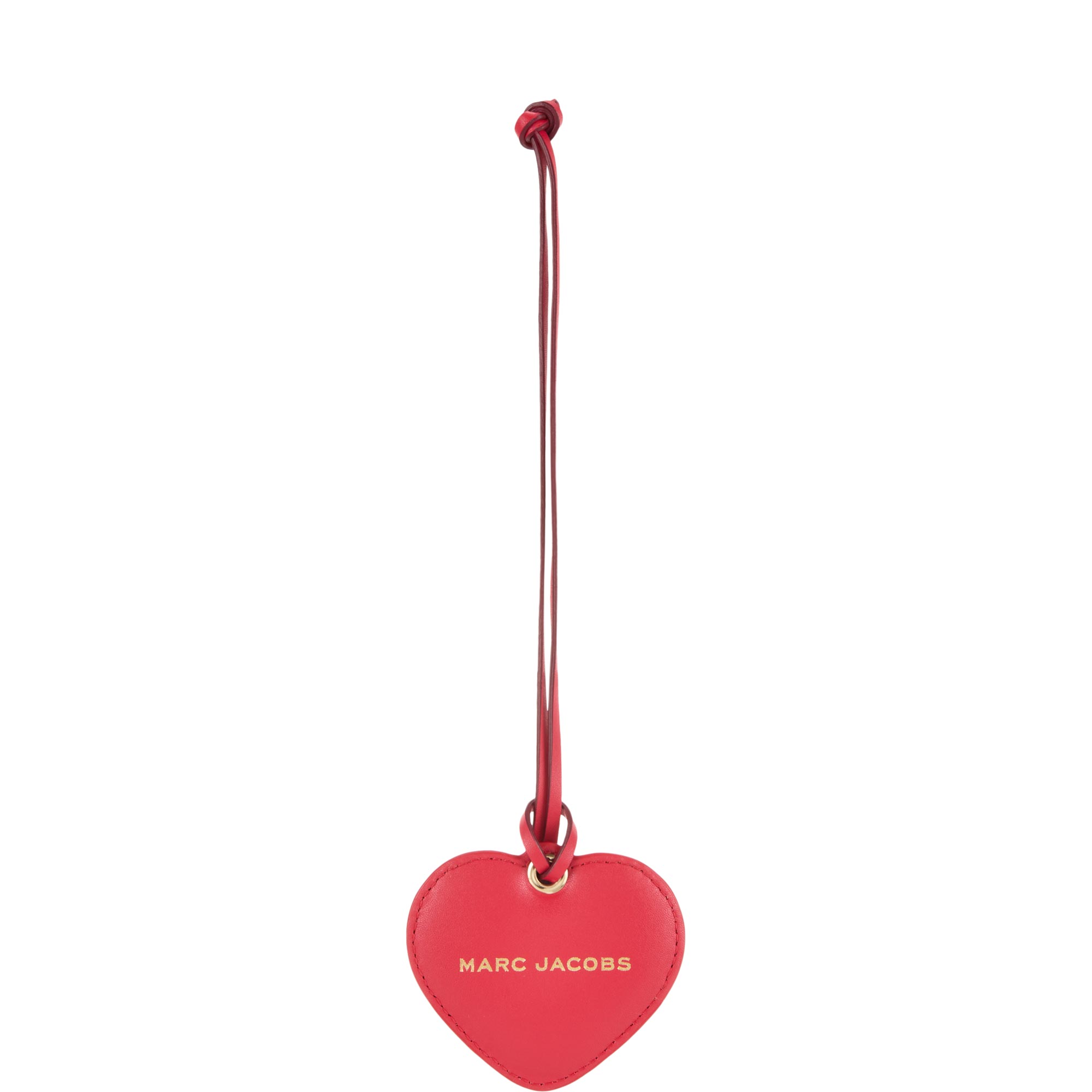 Logo Mirror Heart Bag Charm