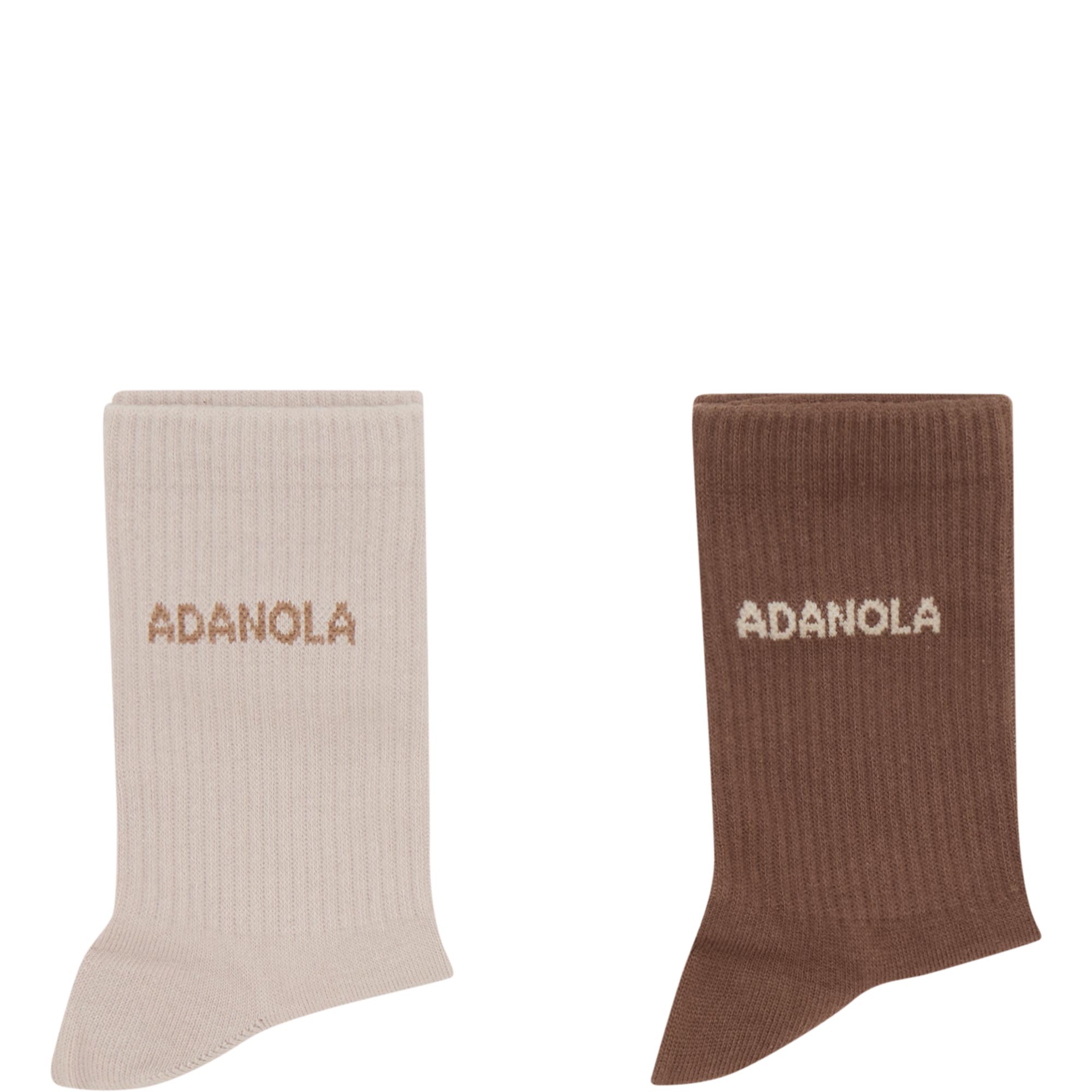 Two-Pack Logo Ribbed Socks
