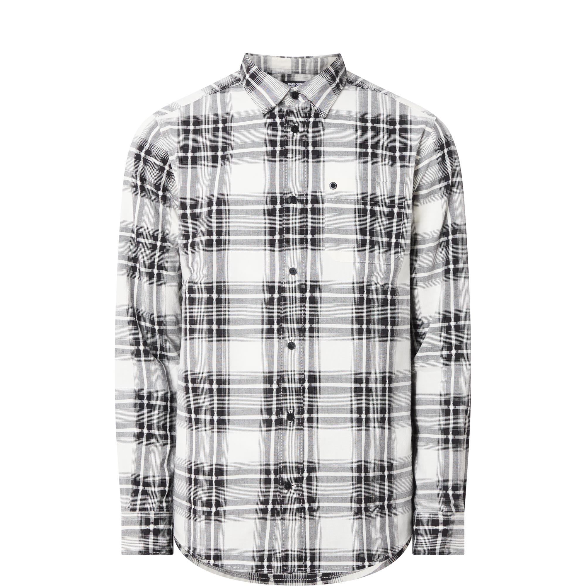 Keeran Logo Ombre Check Casual Shirt