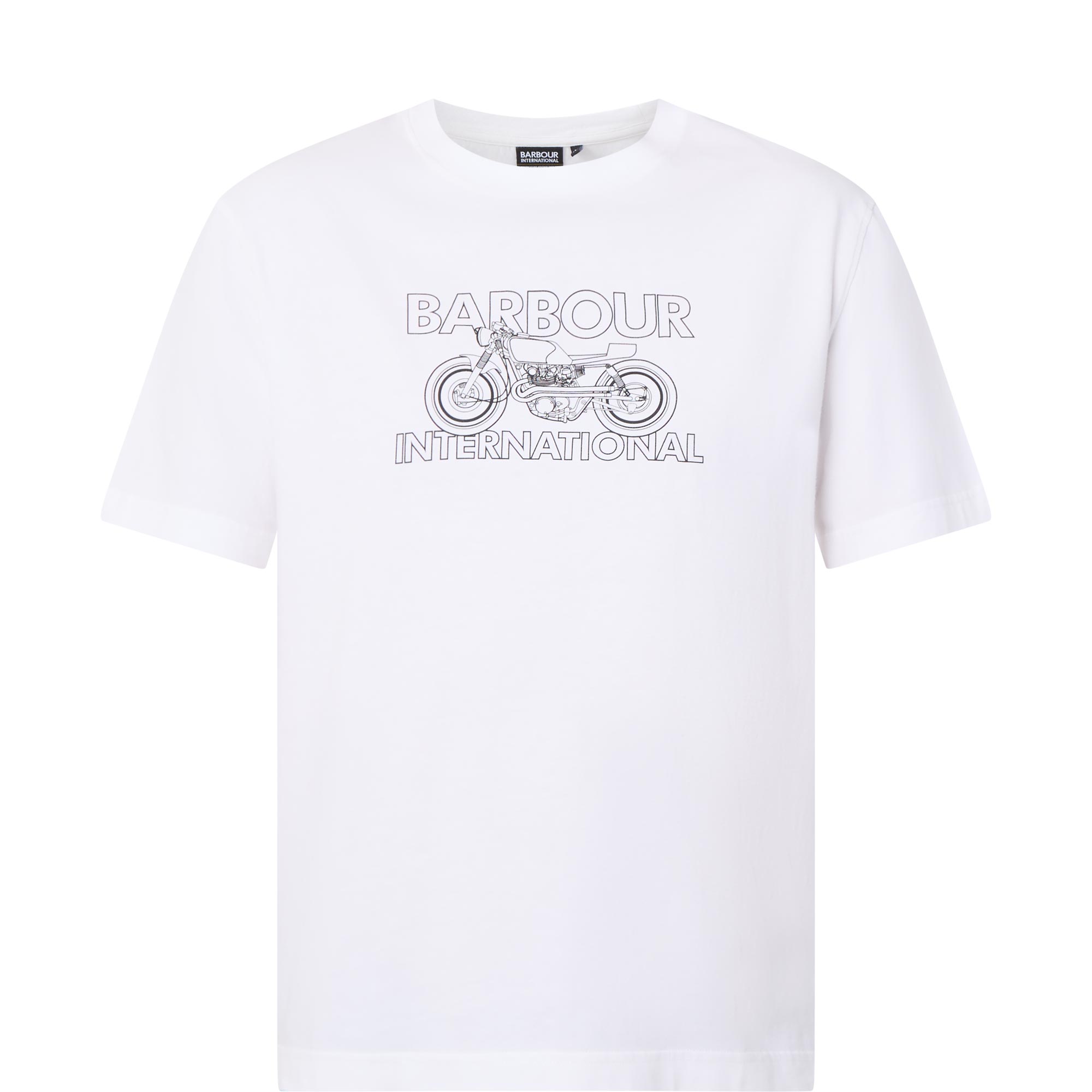 Cowl Motorbike Graphic T-Shirt