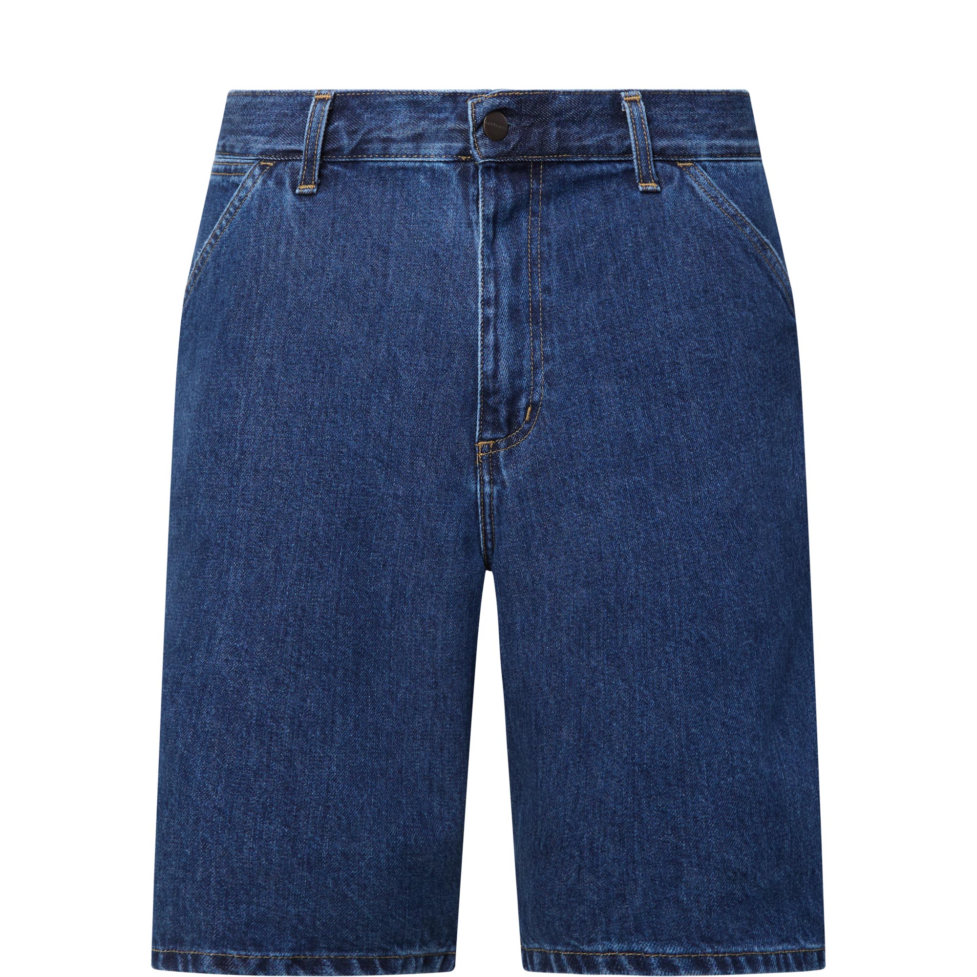 Single Knee Denim Shorts