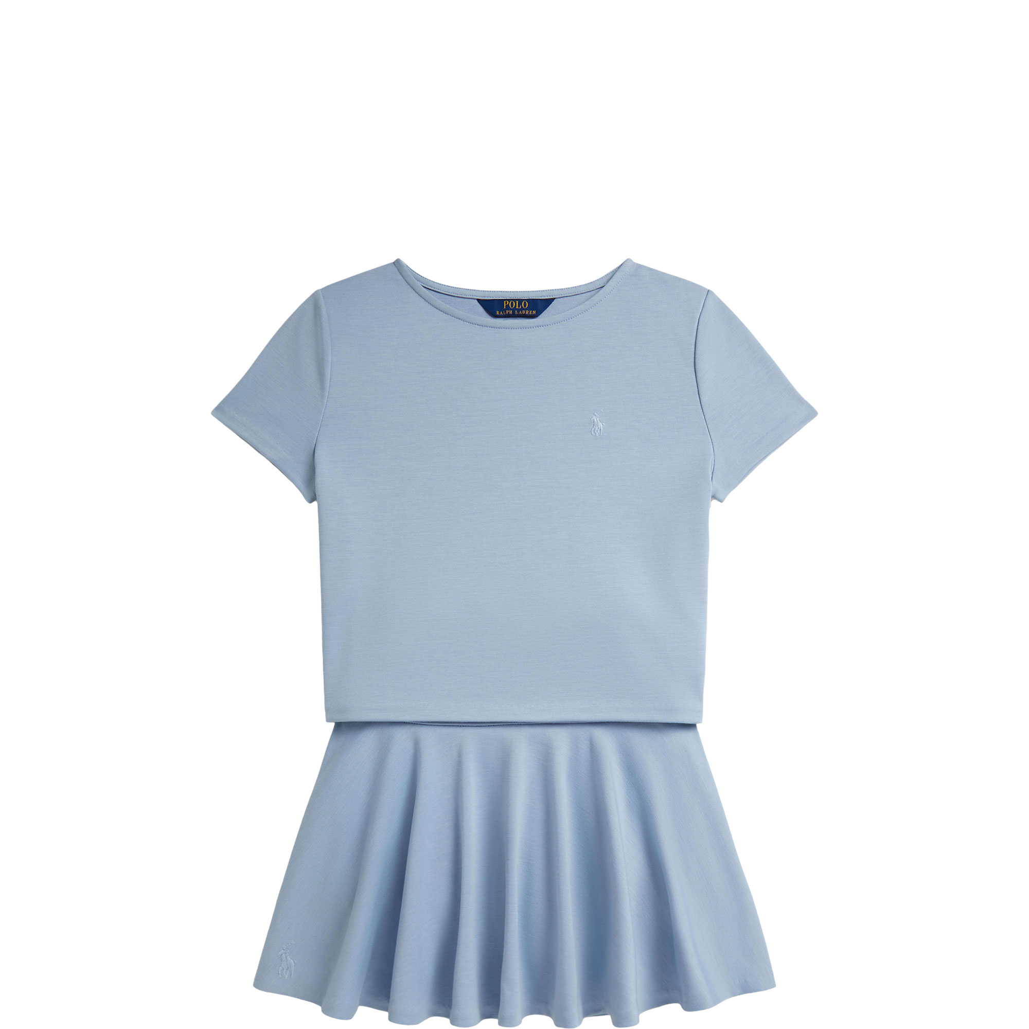 Ponte Boxy T-Shirt & Skort Two-Piece Set
