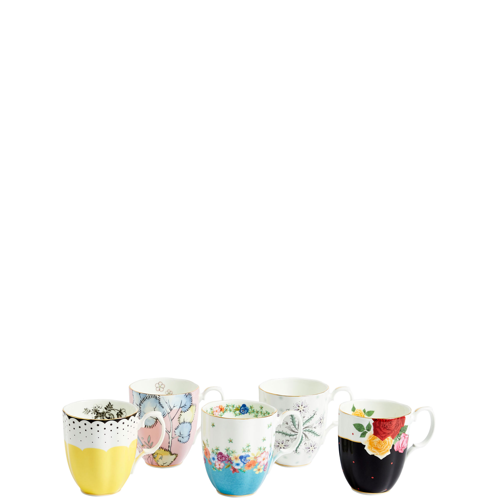 100 Years 1920-1960 Five-Piece Mug Set 400ml