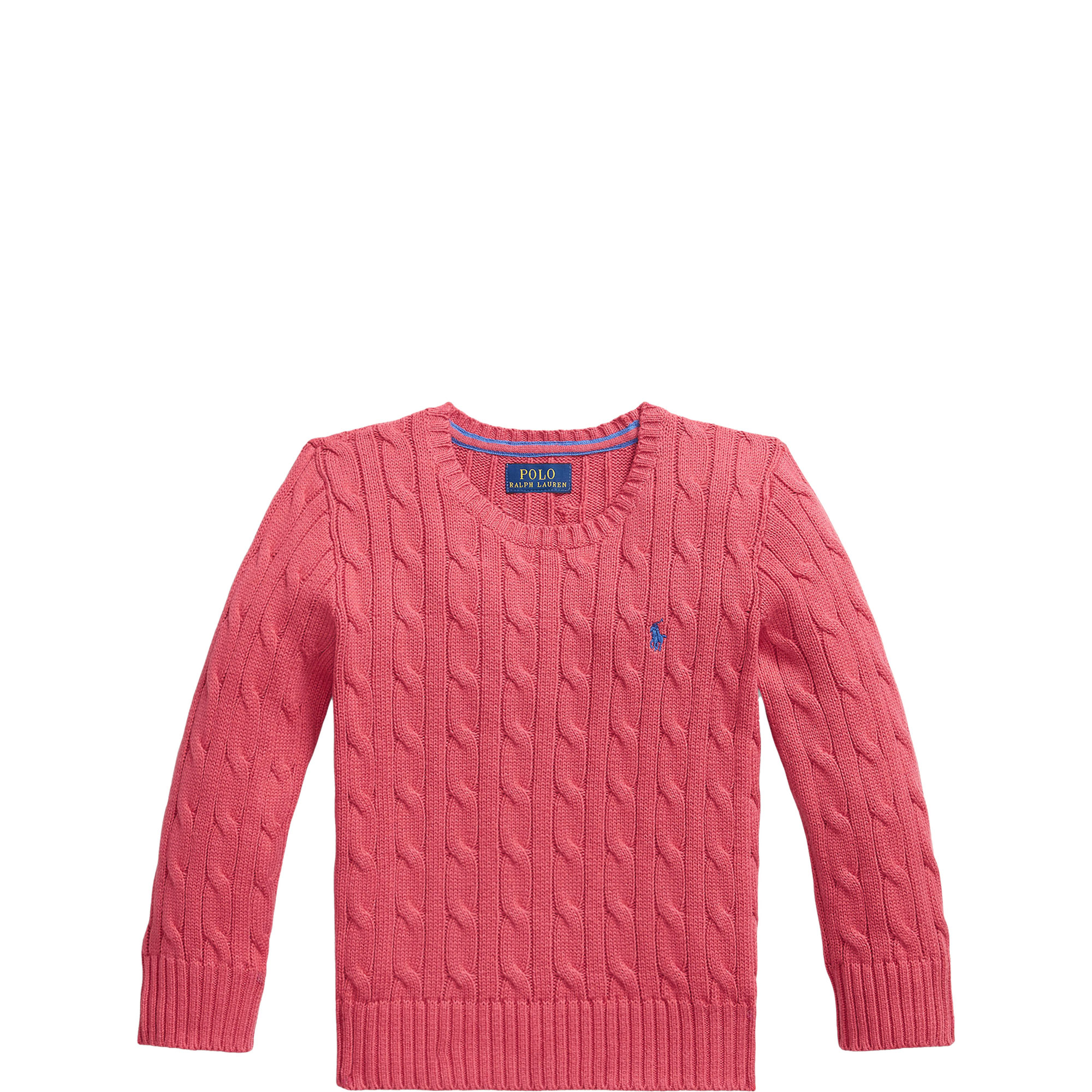 Polo Player Logo Cable-Knit Sweater 2-7 Years