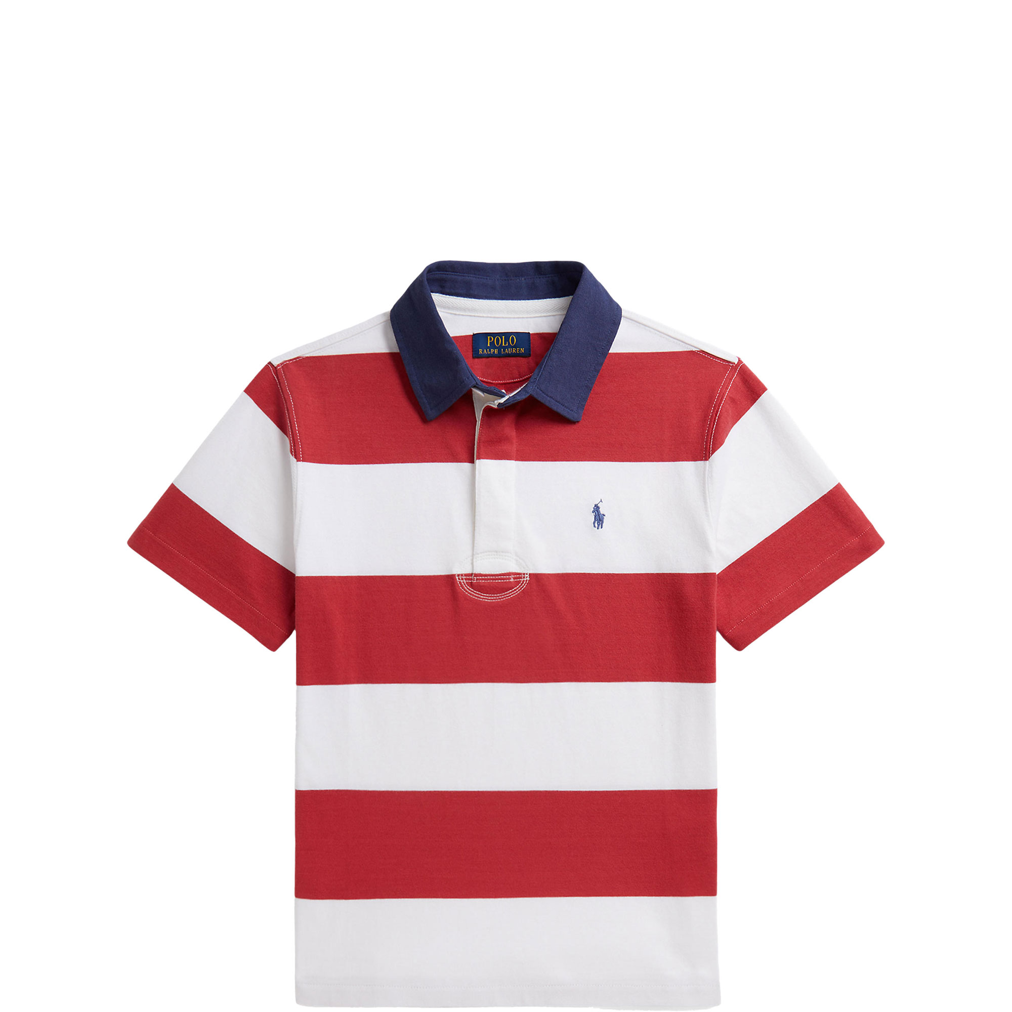 Polo Player Logo Striped Rugby Shirt
