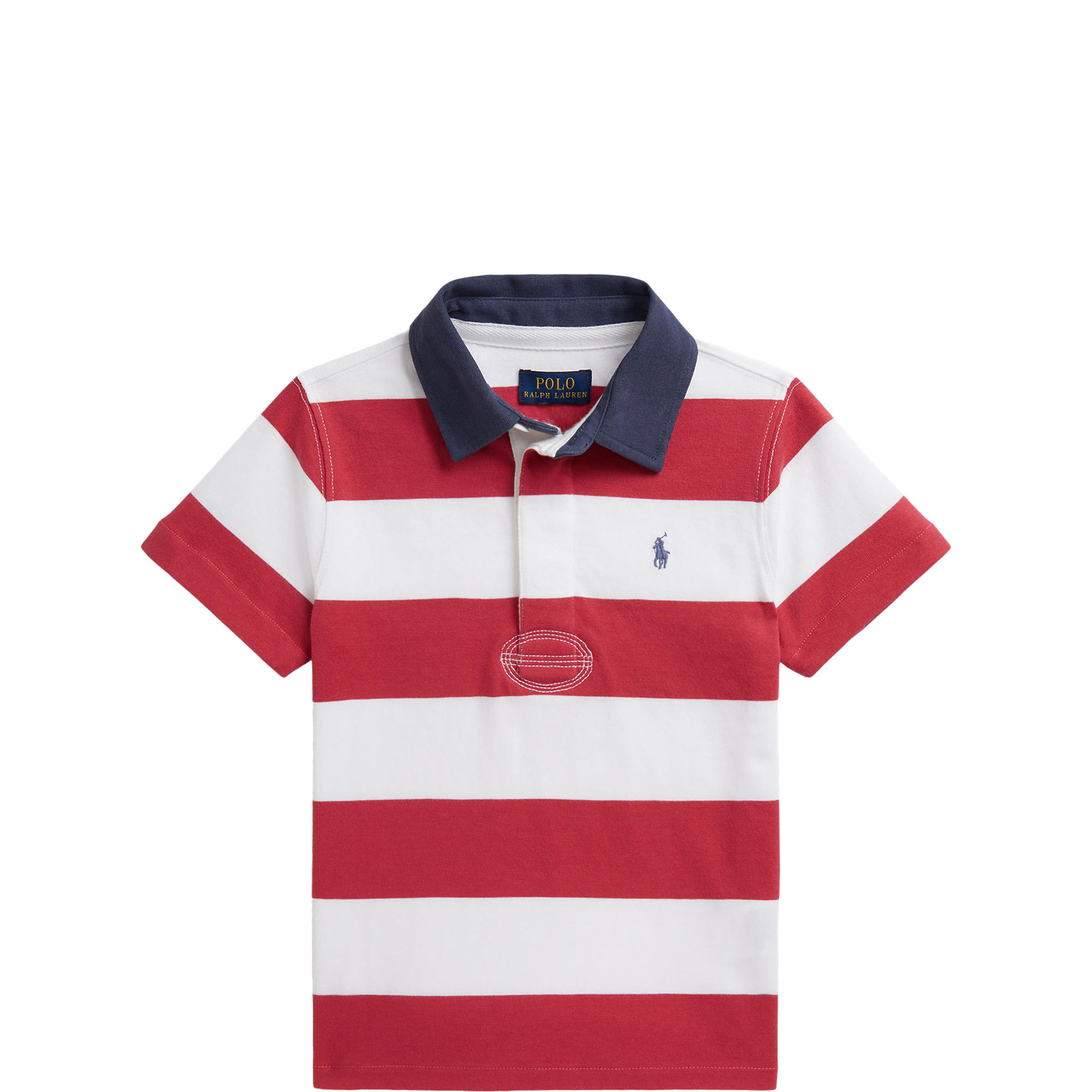 Polo Player Logo Striped Rugby Shirt 2-7 Years
