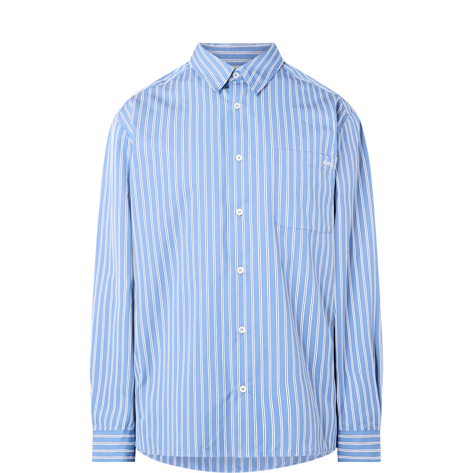 Stripe Patch Pocket Shirt
