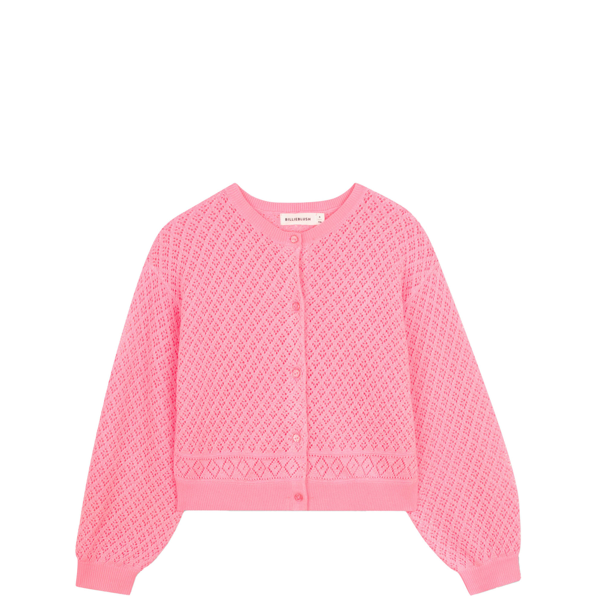 Openwork Knitted Cardigan