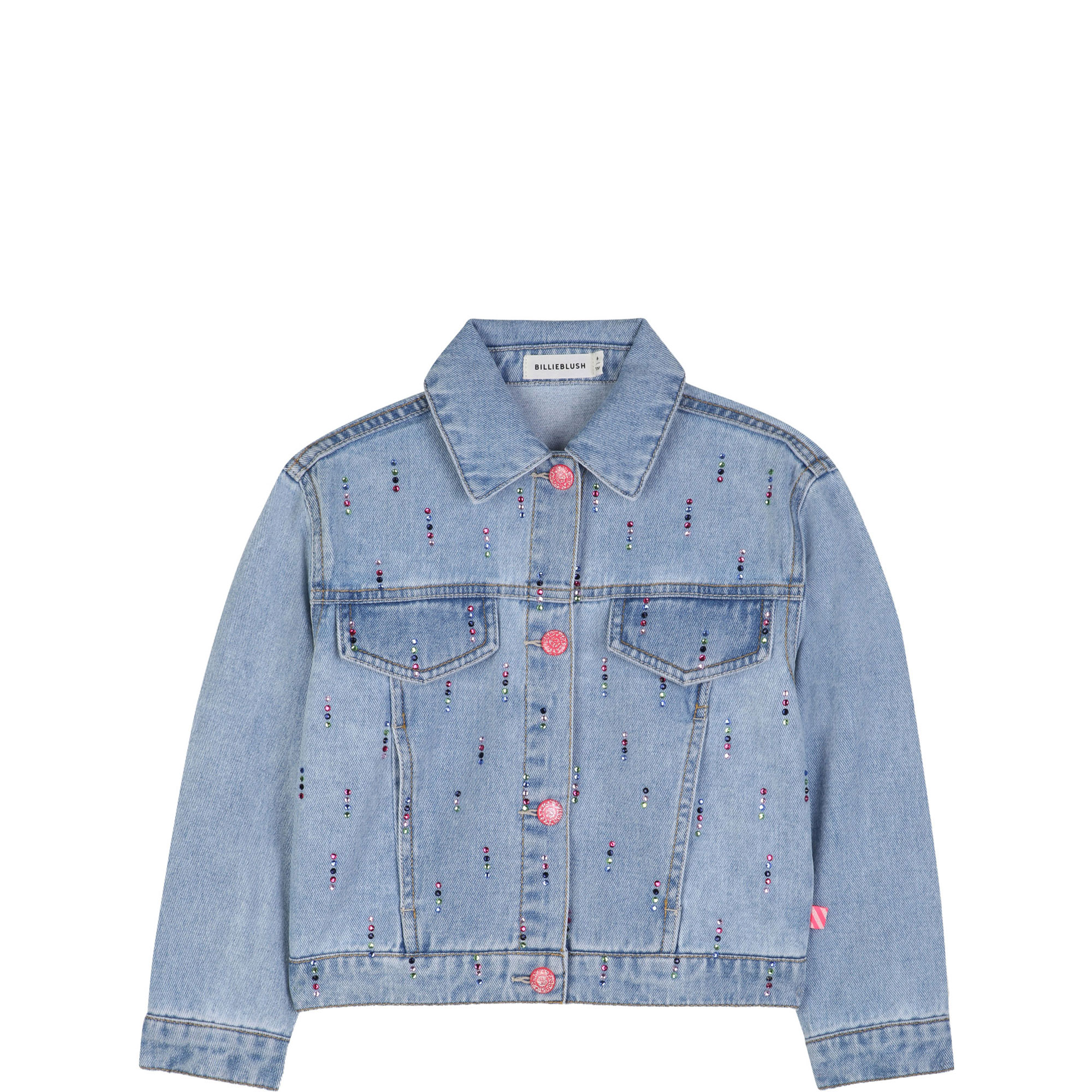 Gemstone Studded Denim Jacket