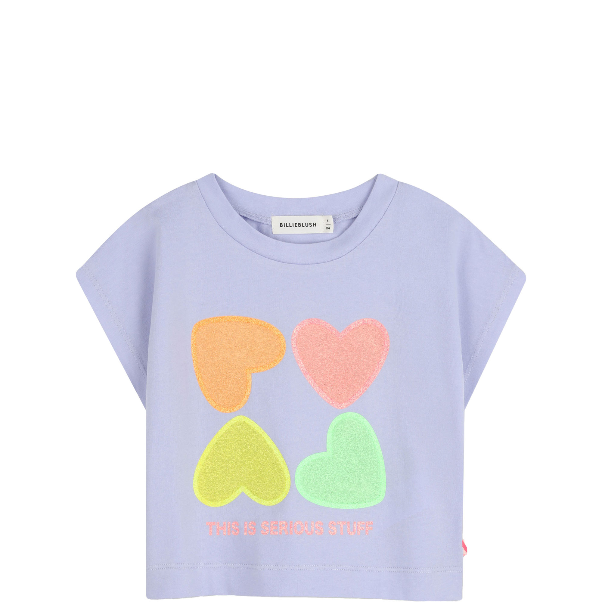 Glitter Heart Graphic T-Shirt