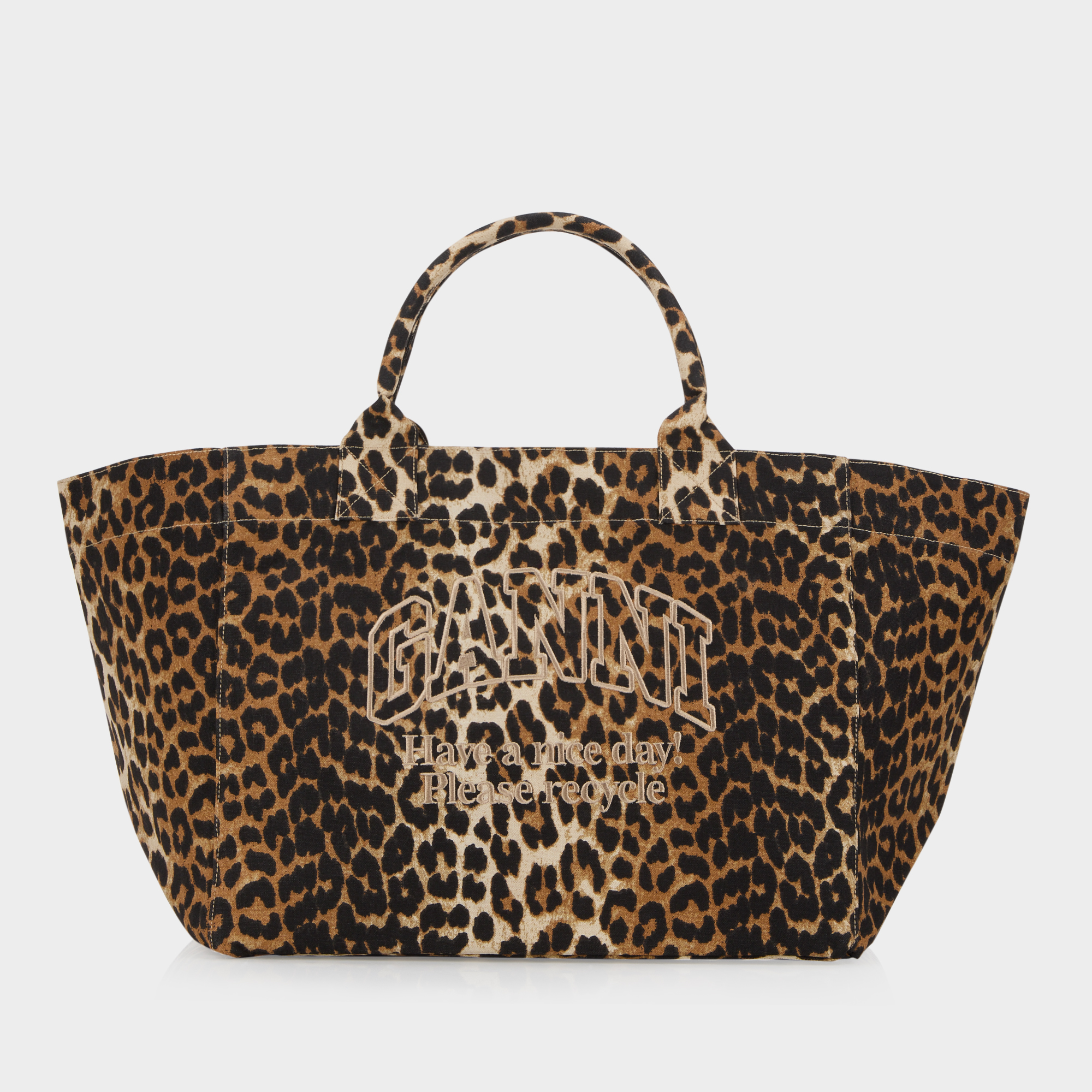Leopard XXL Shopper Tote Bag