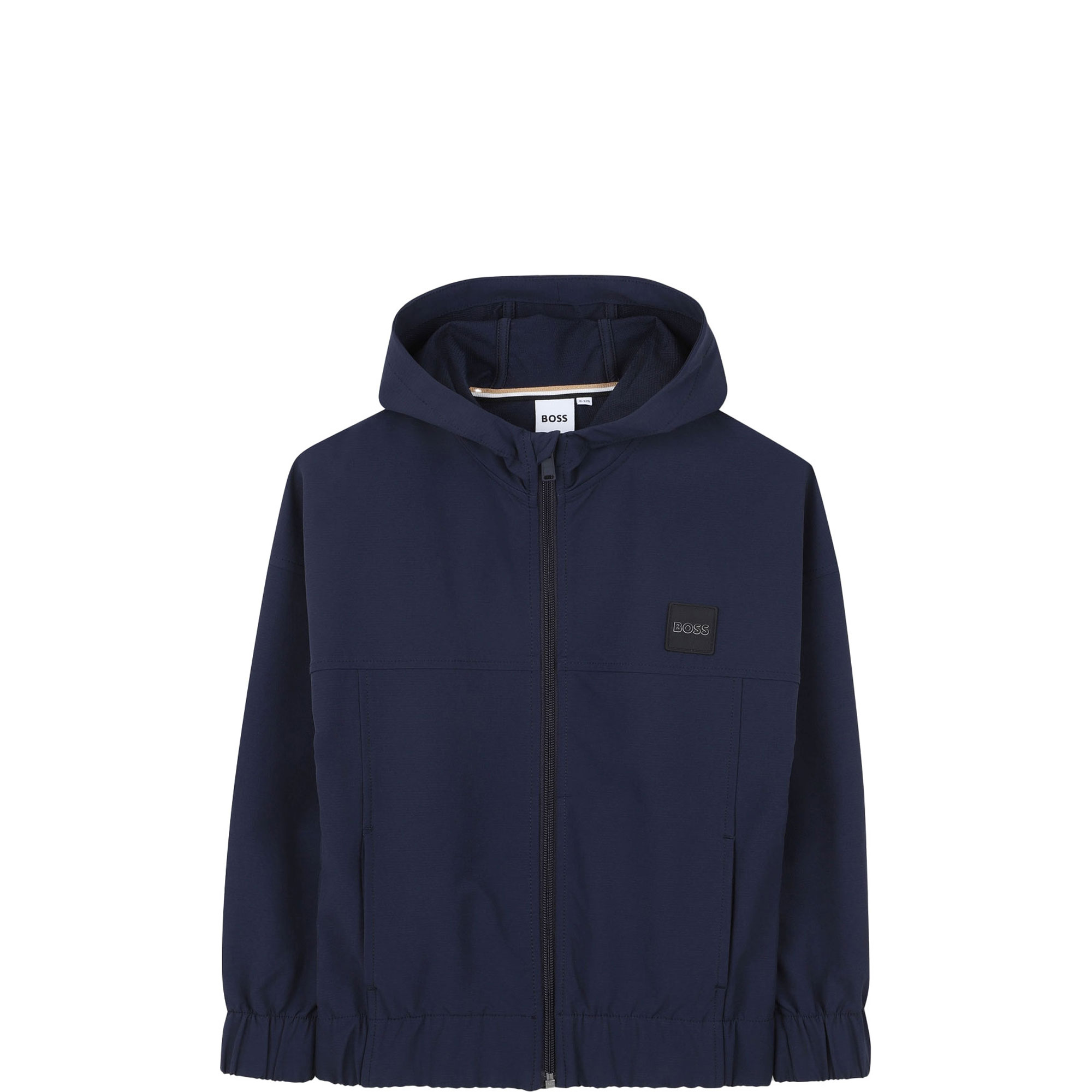 Logo Badge Zip Hoodie