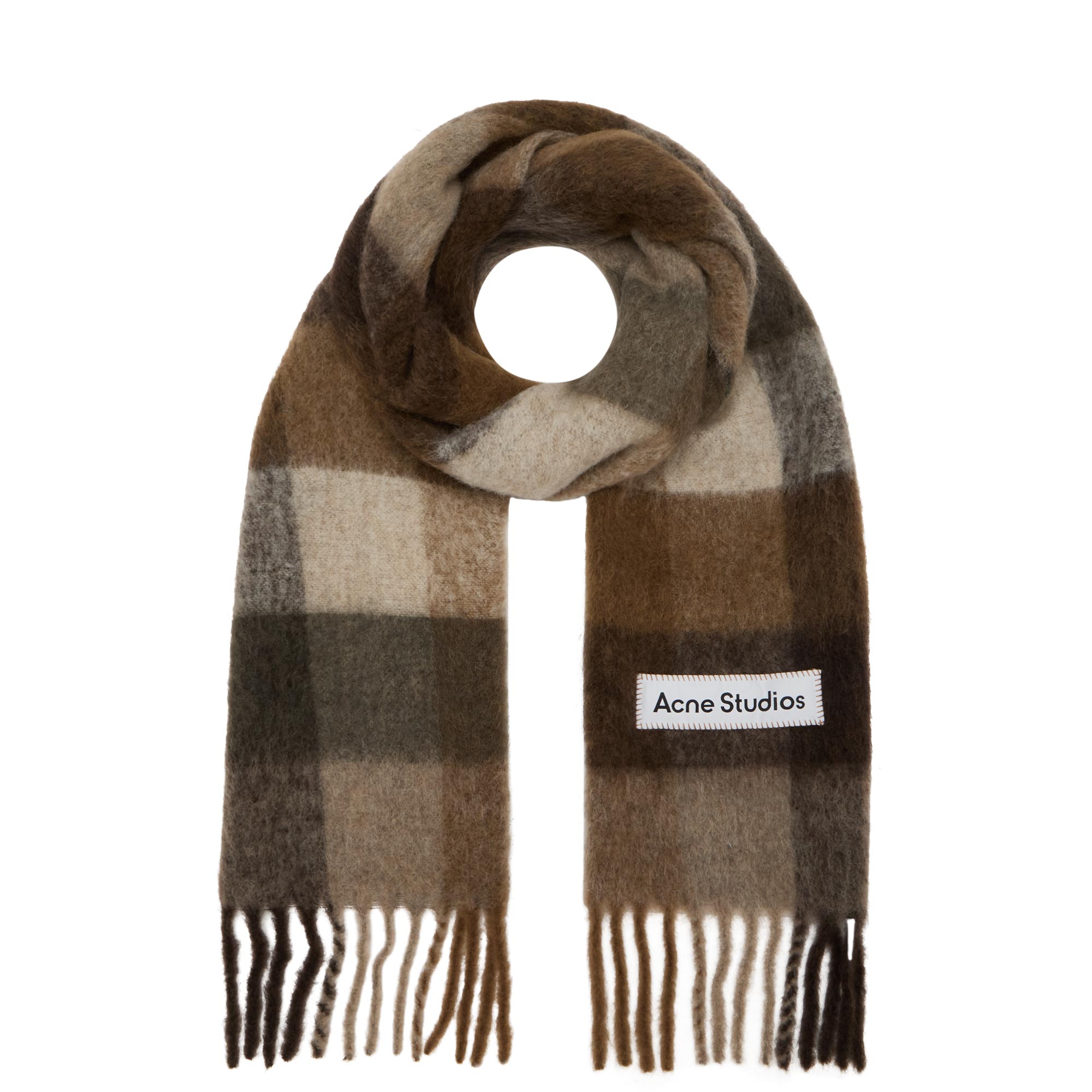 Valley Logo Check Scarf