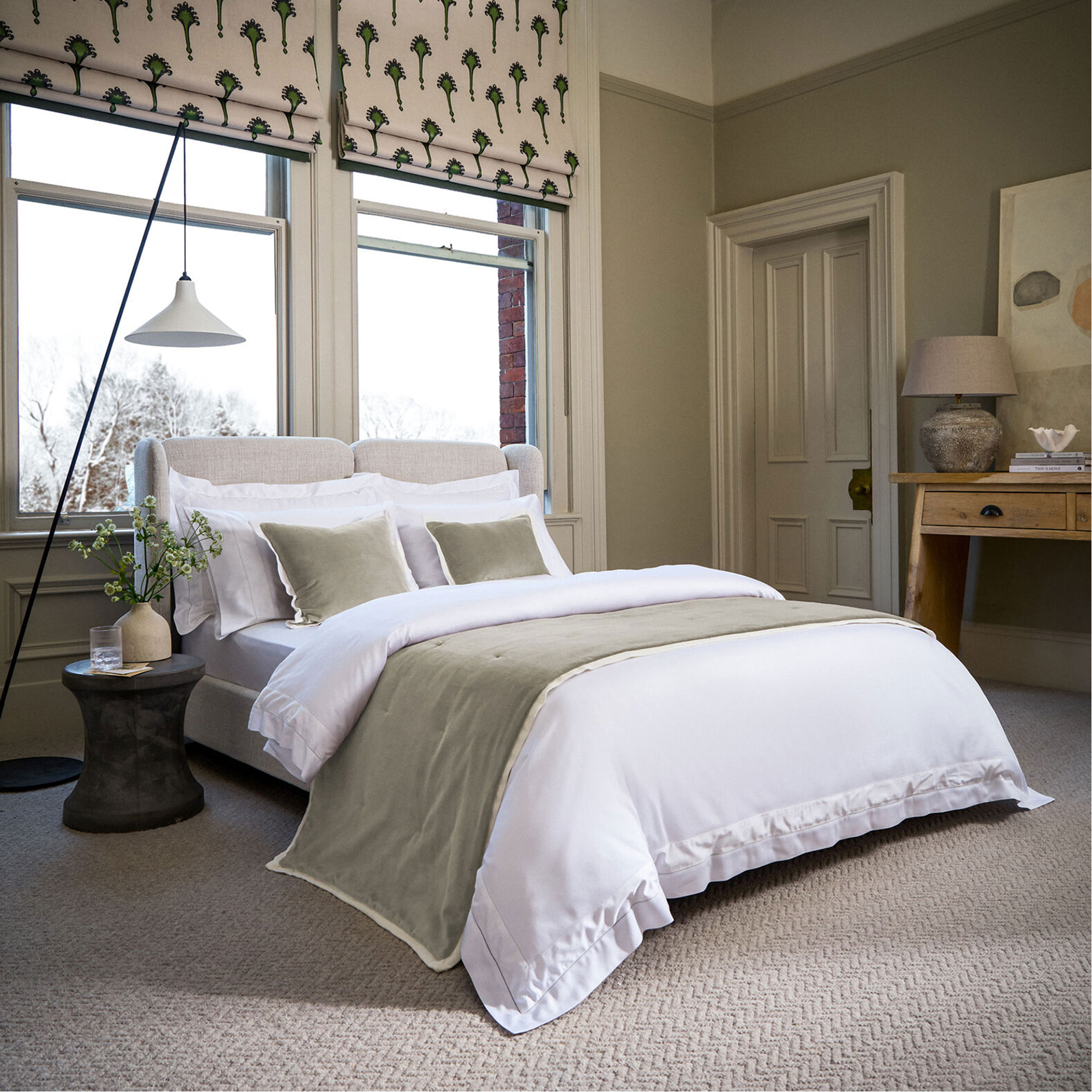 Balmoral Duvet Cover Set White